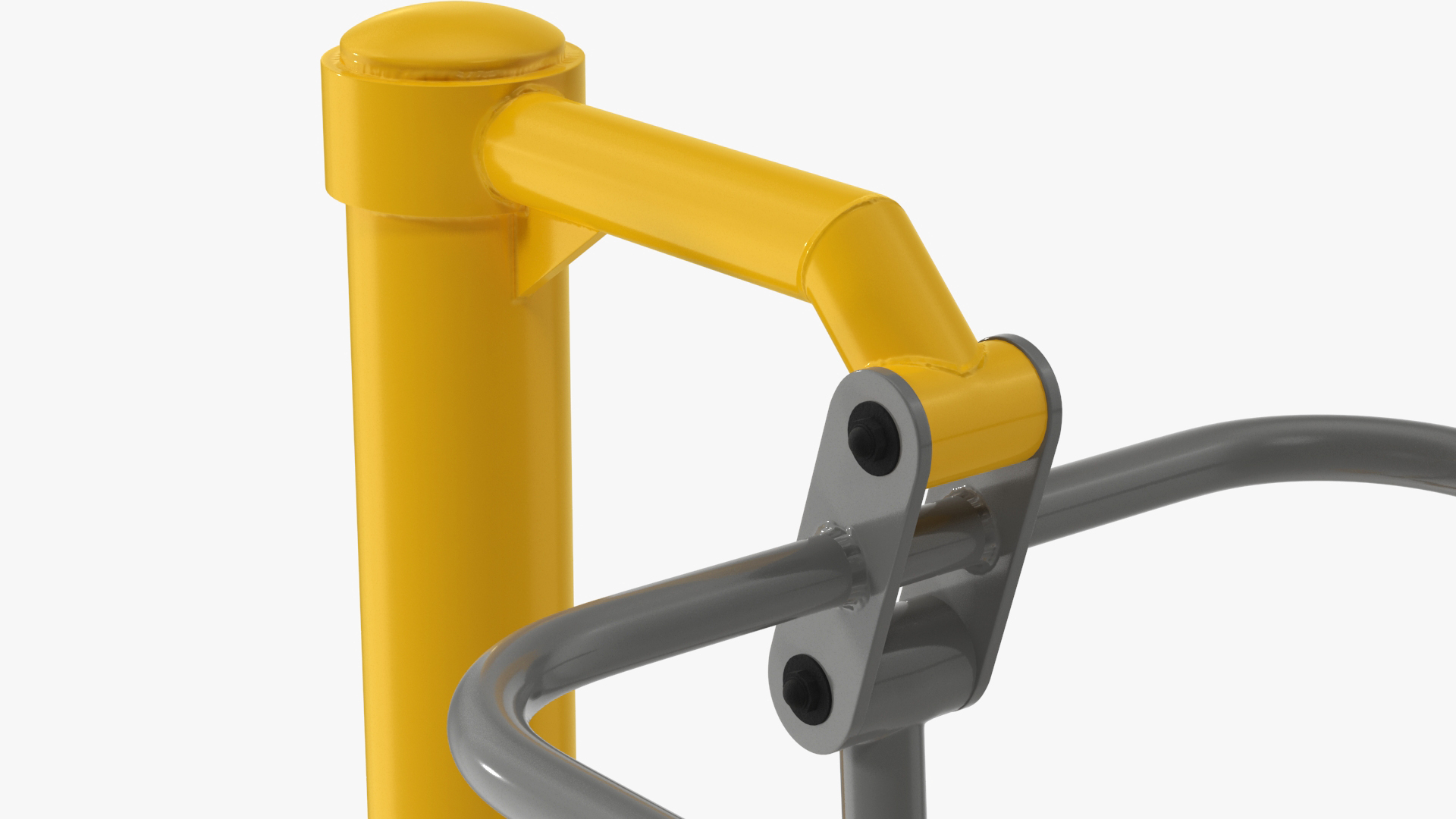 3D Pull Chair Outdoor Trainer Yellow model