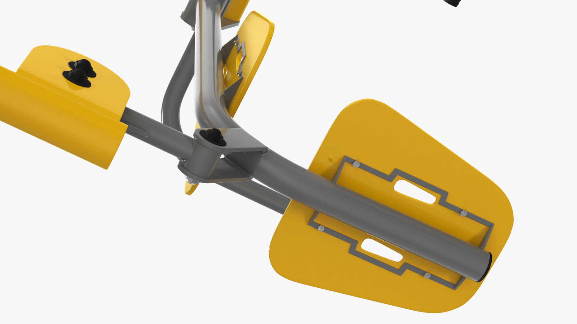 3D Pull Chair Outdoor Trainer Yellow model