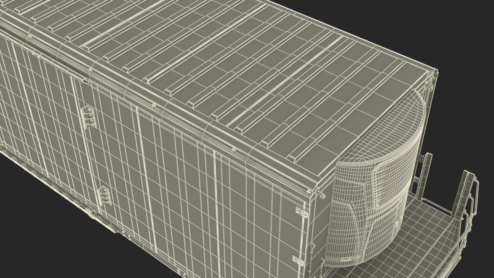 3D Refrigerated Rail Car