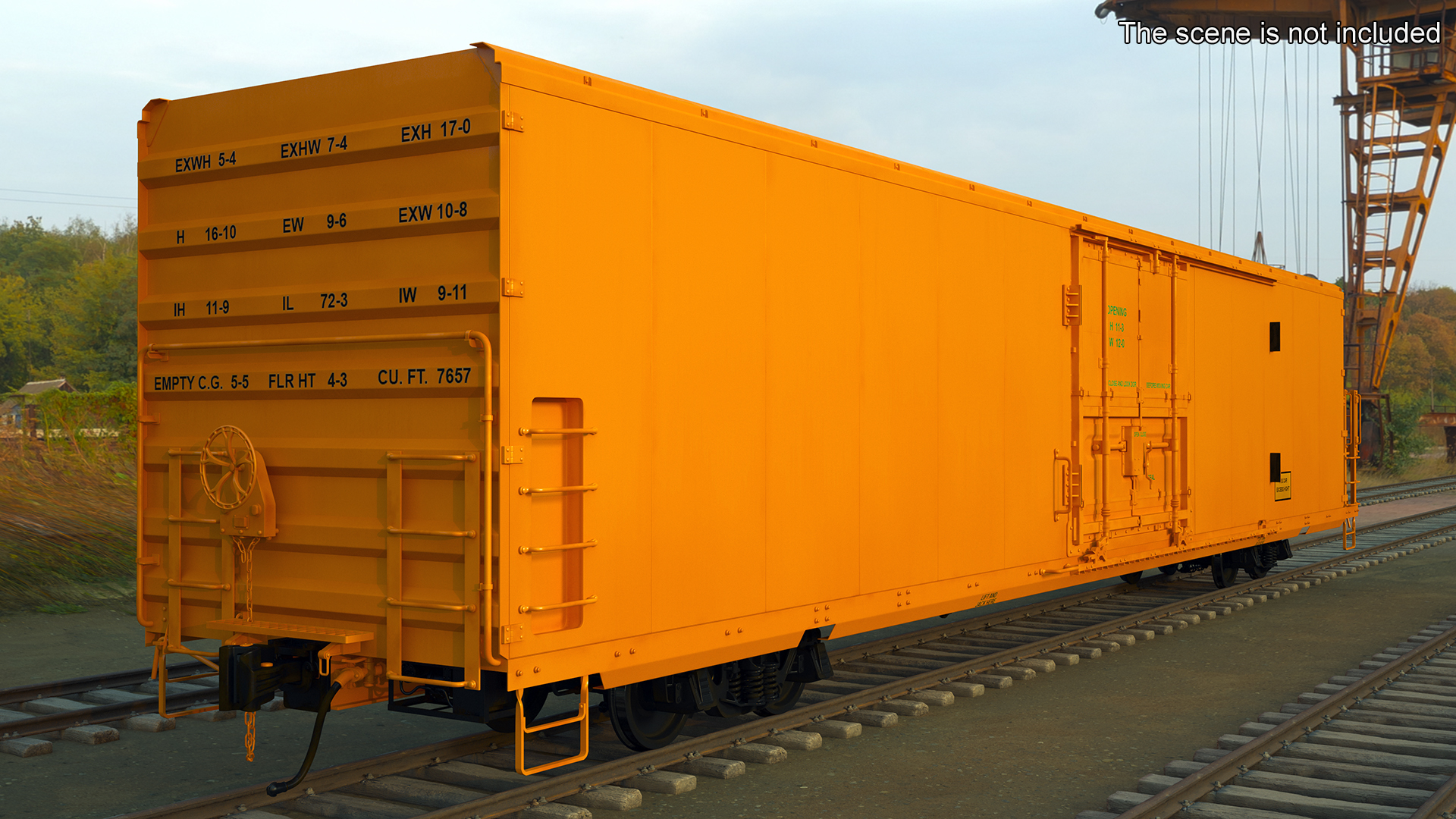 3D Refrigerated Rail Car
