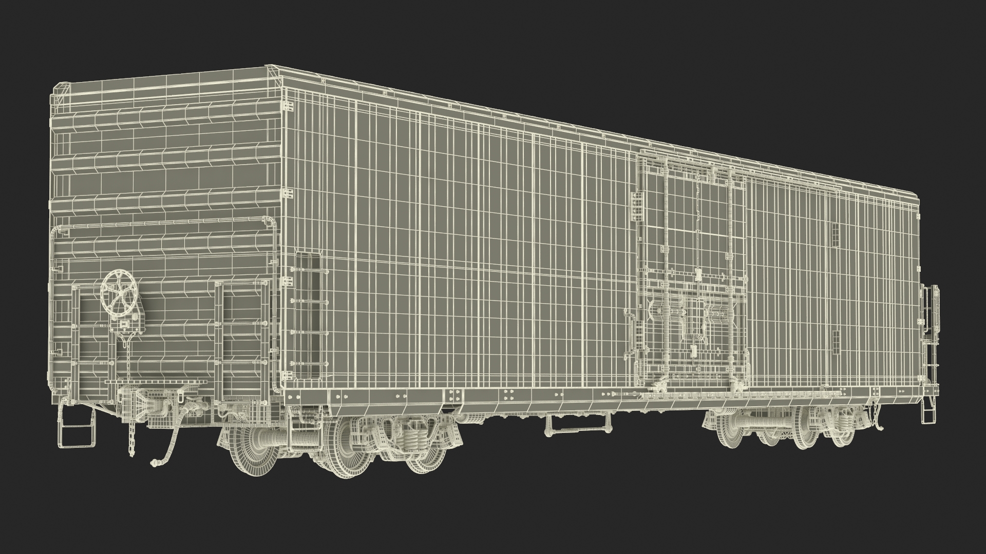 3D Refrigerated Rail Car