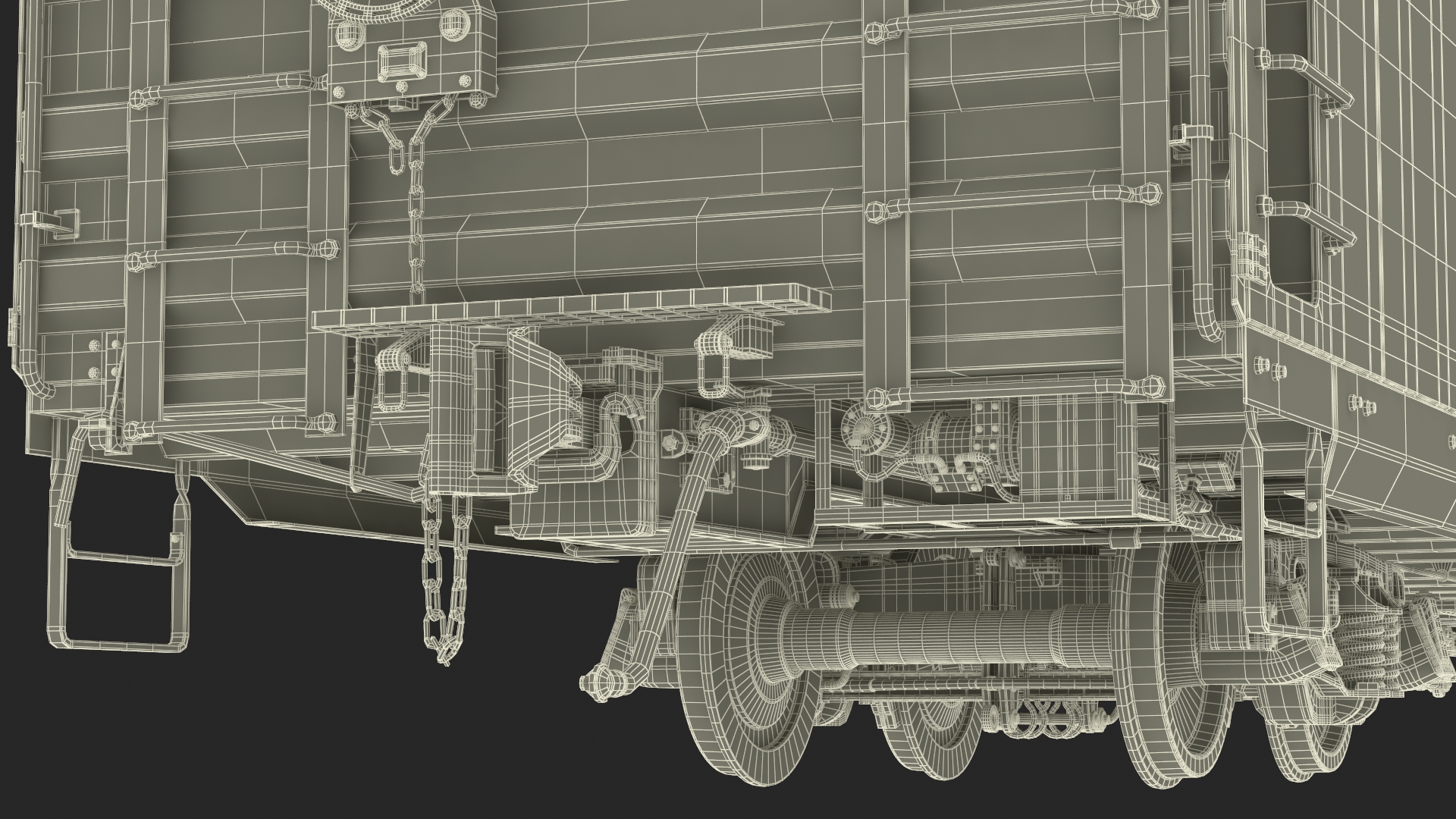 3D Refrigerated Rail Car