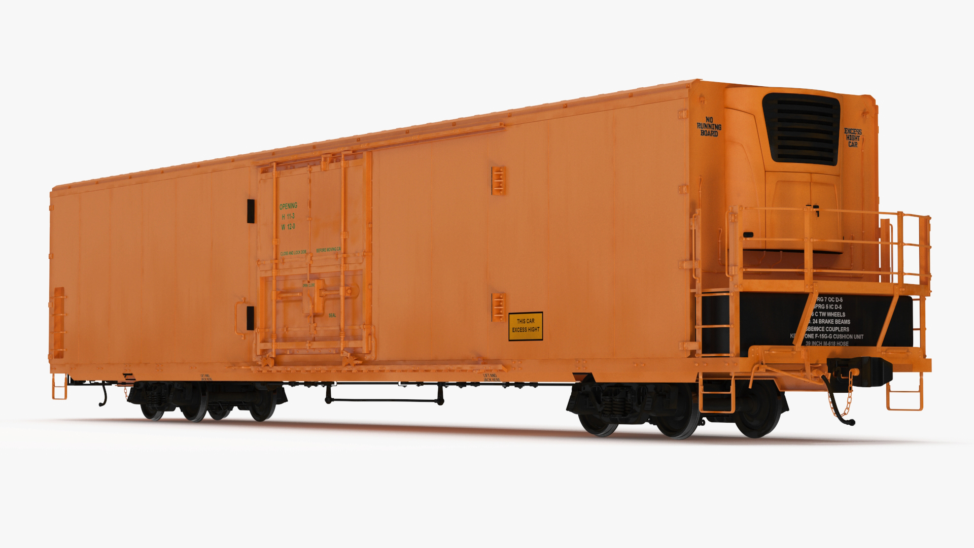 3D Refrigerated Rail Car