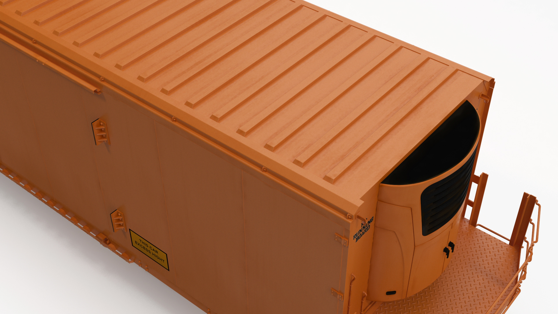 3D Refrigerated Rail Car