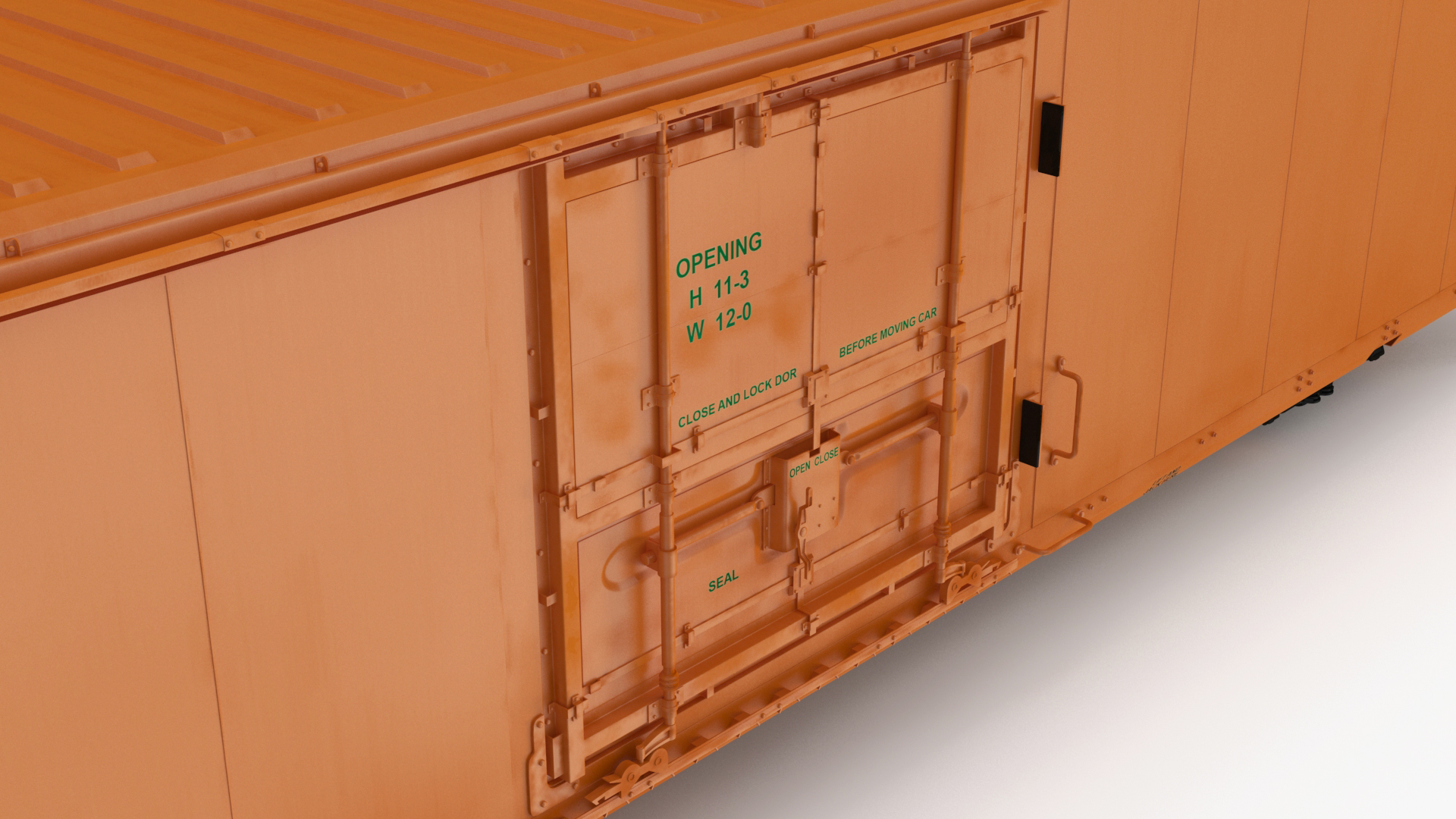 3D Refrigerated Rail Car