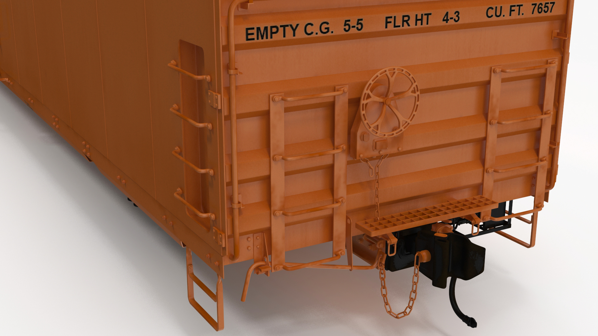 3D Refrigerated Rail Car