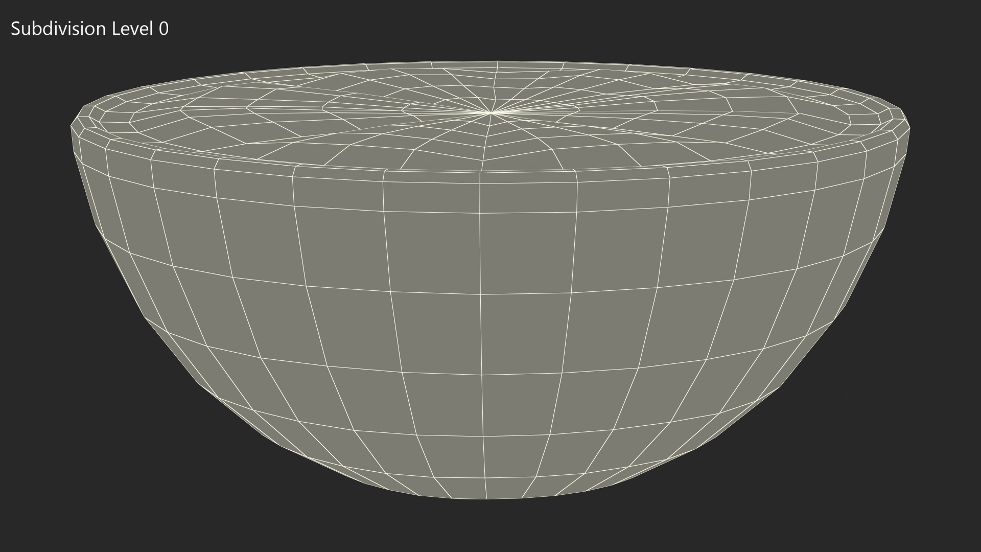 3D Half Fresh Orange Fruit model
