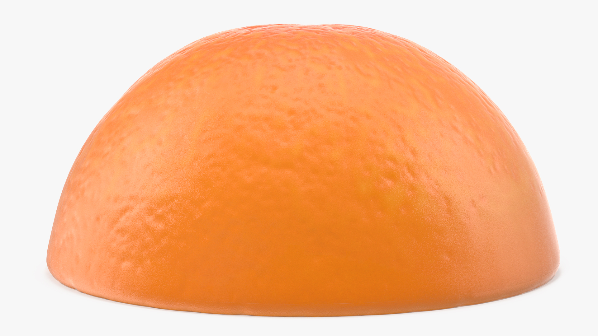 3D Half Fresh Orange Fruit model