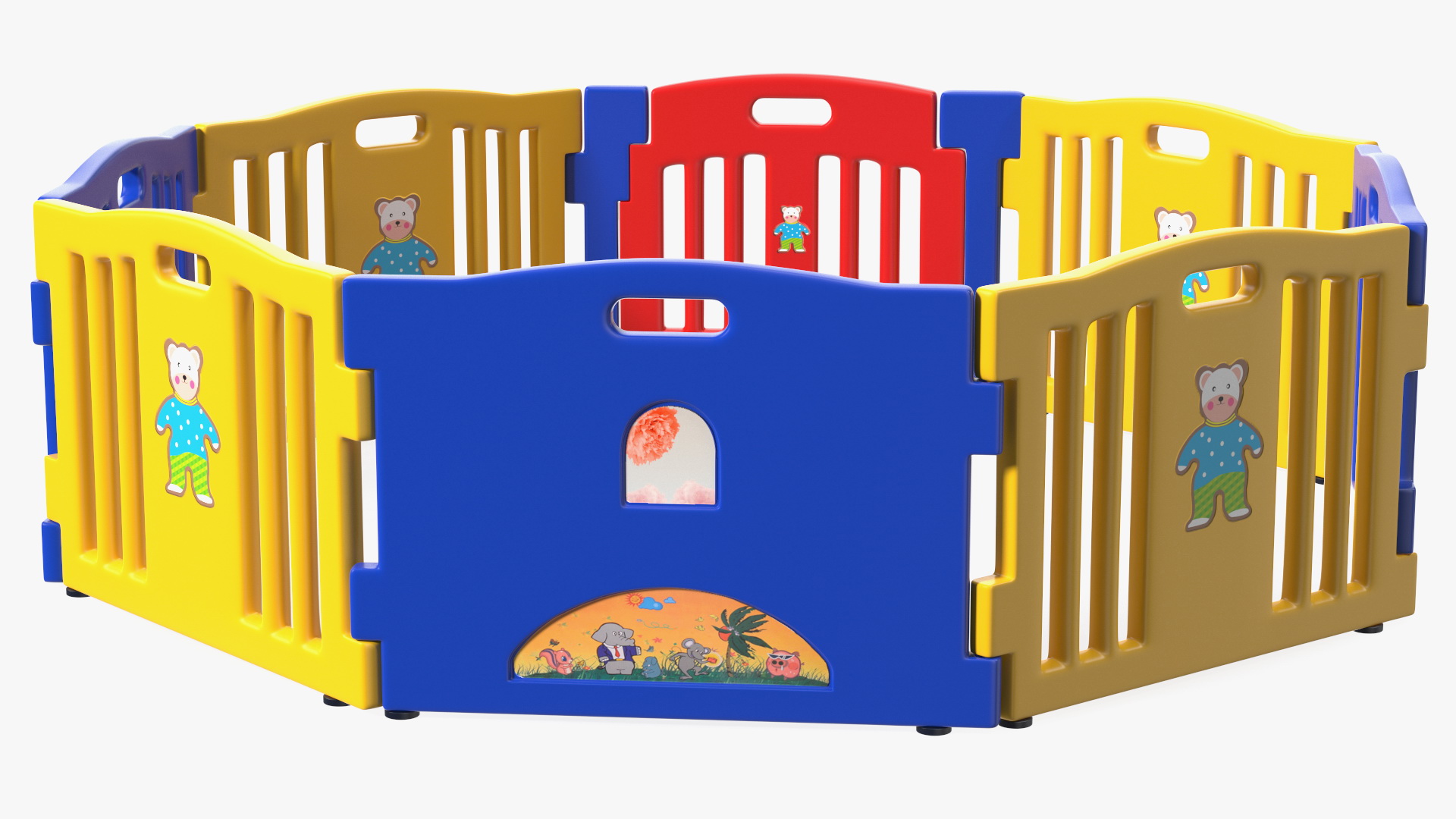 3D model Baby Playpen Octagon