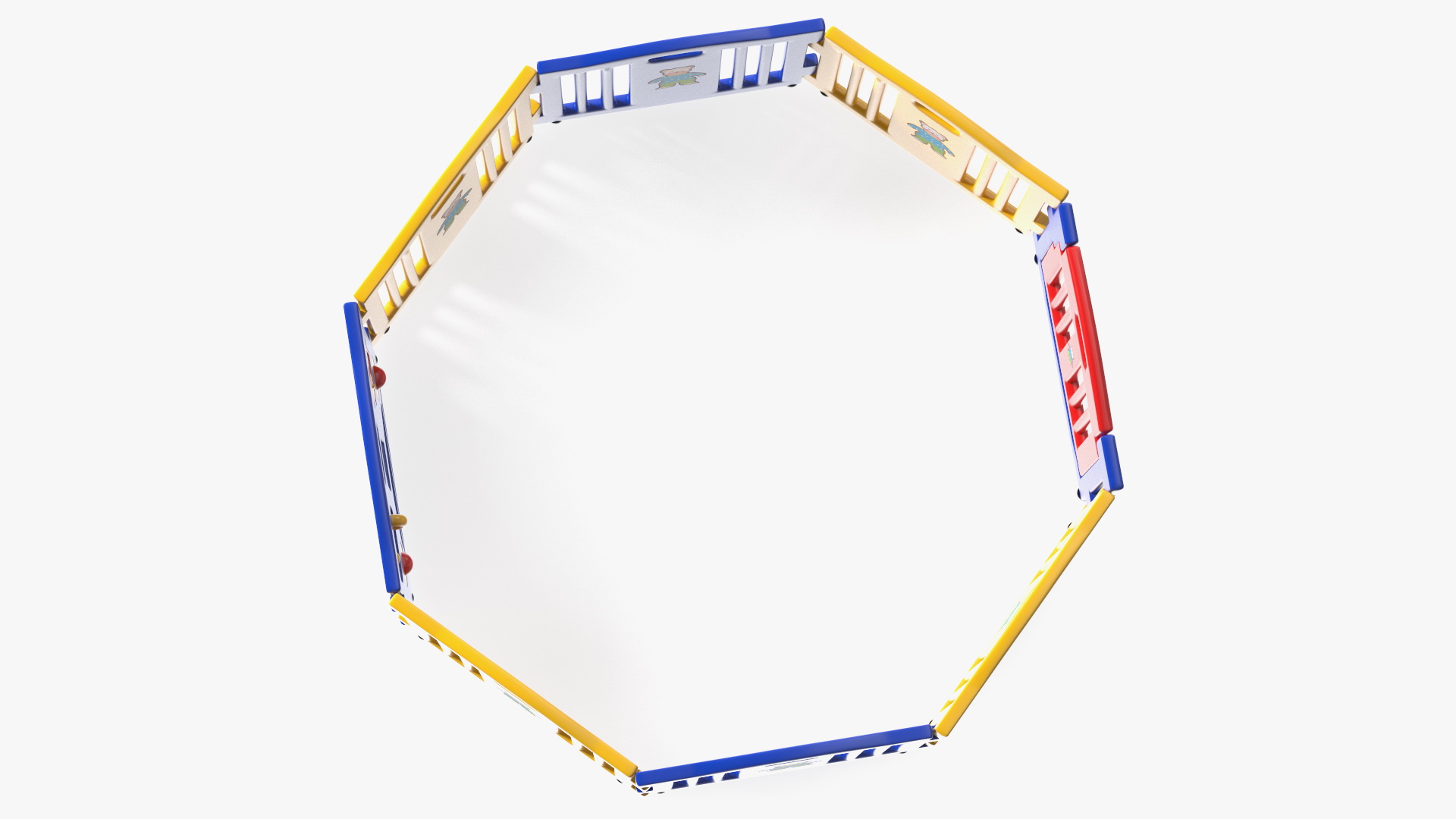 3D model Baby Playpen Octagon