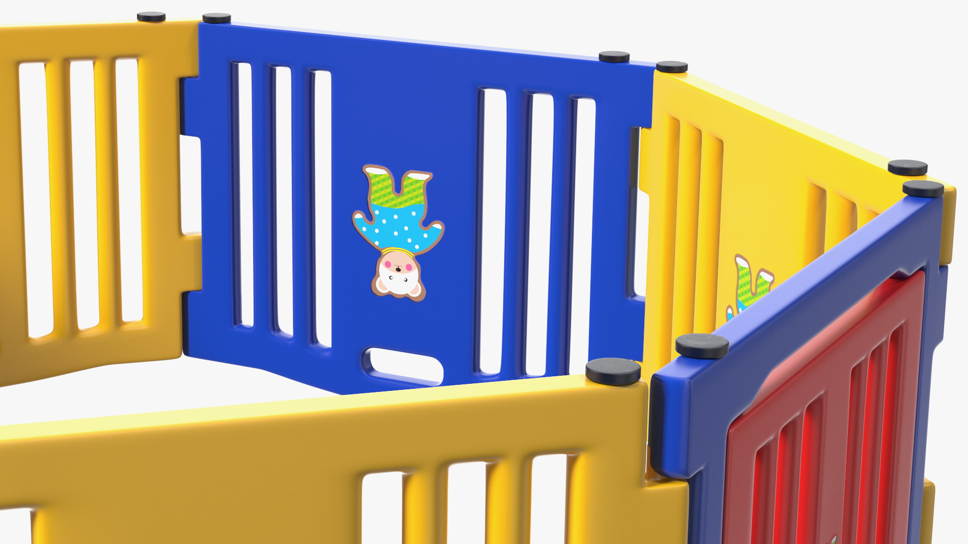 3D model Baby Playpen Octagon