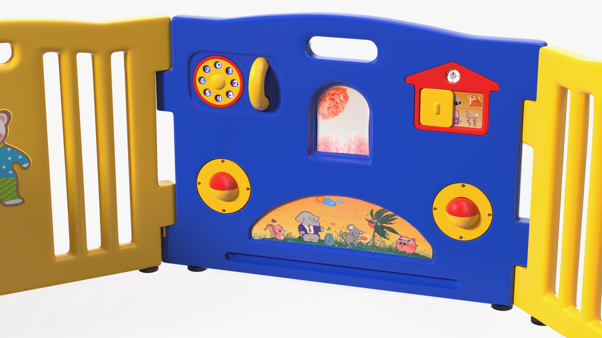 3D model Baby Playpen Octagon