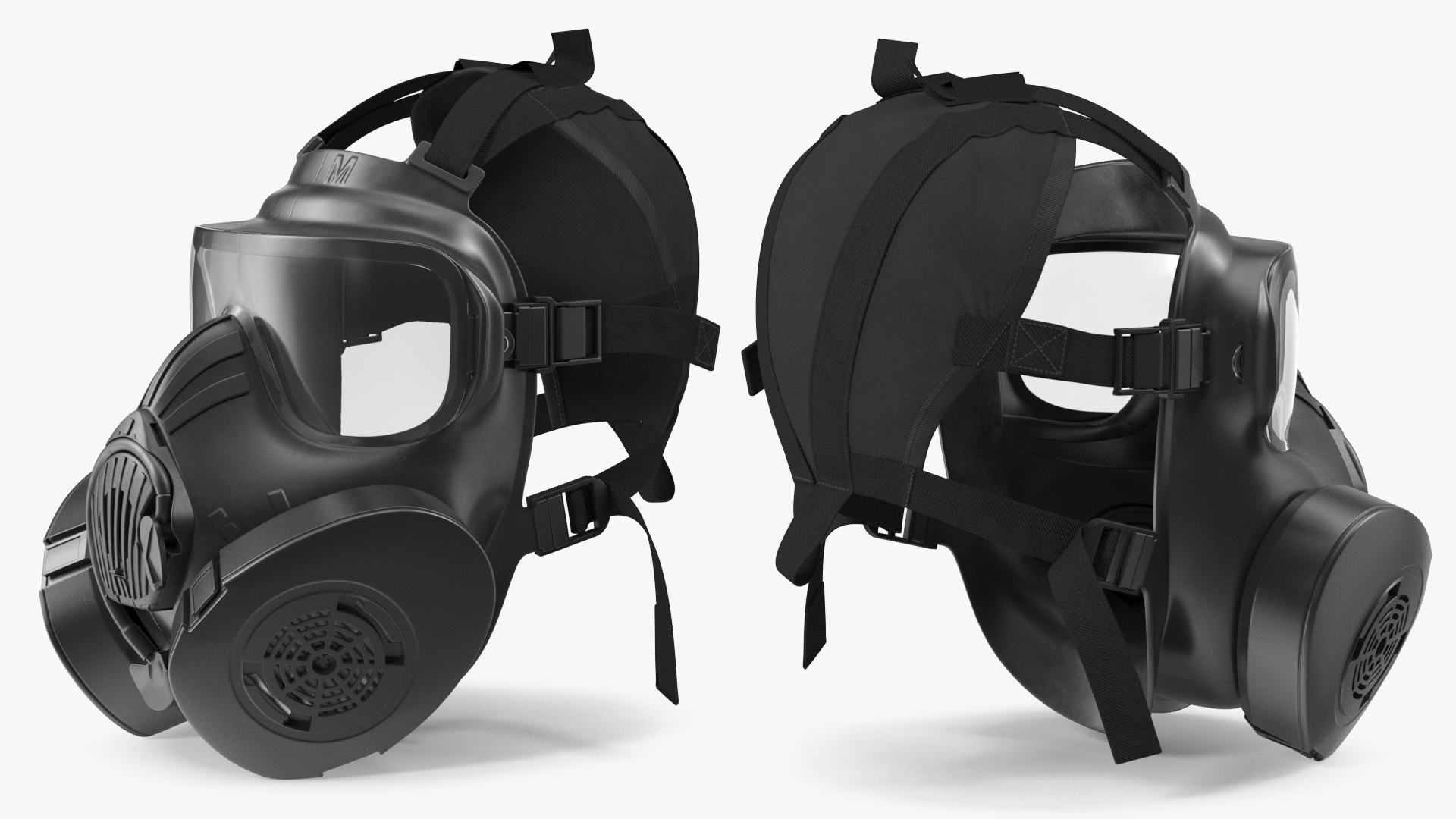 3D JSGPM M50 Full Face Gas Mask model