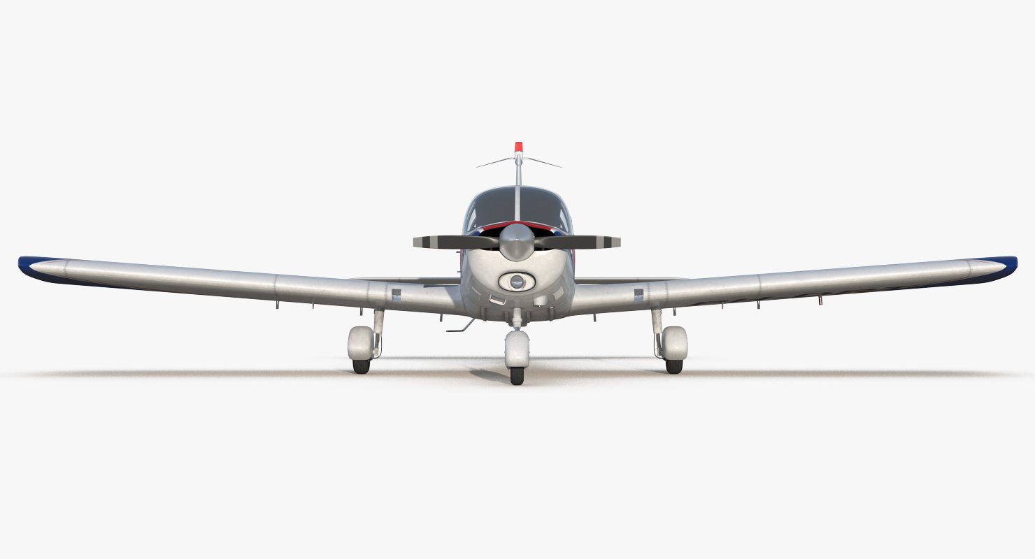 Light Aircraft Piper PA 28 161 Warrior III 3D