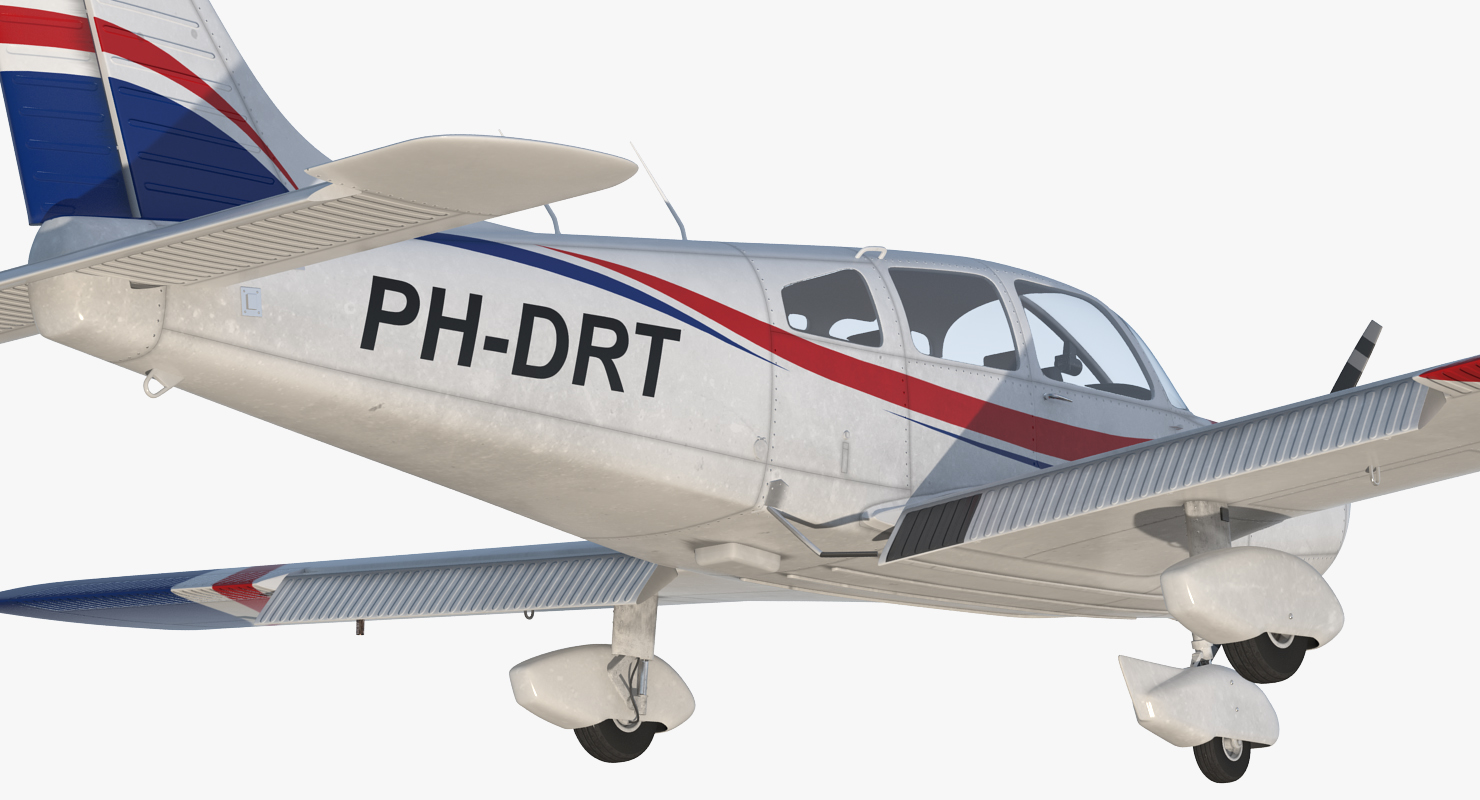 Light Aircraft Piper PA 28 161 Warrior III 3D