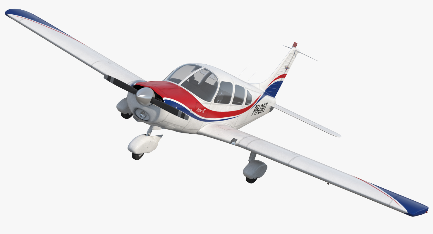 Light Aircraft Piper PA 28 161 Warrior III 3D