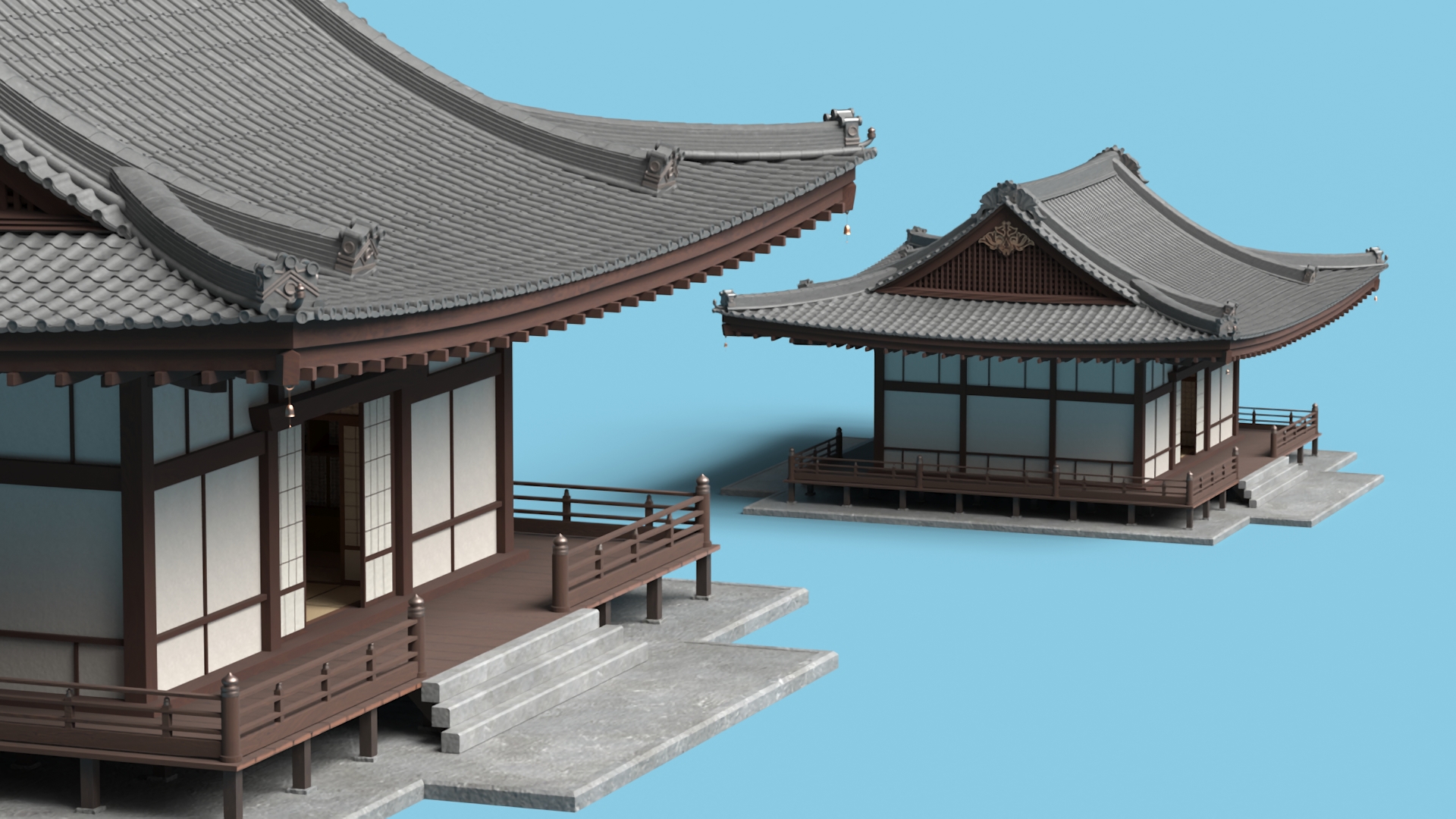 3D Japan Traditional House model