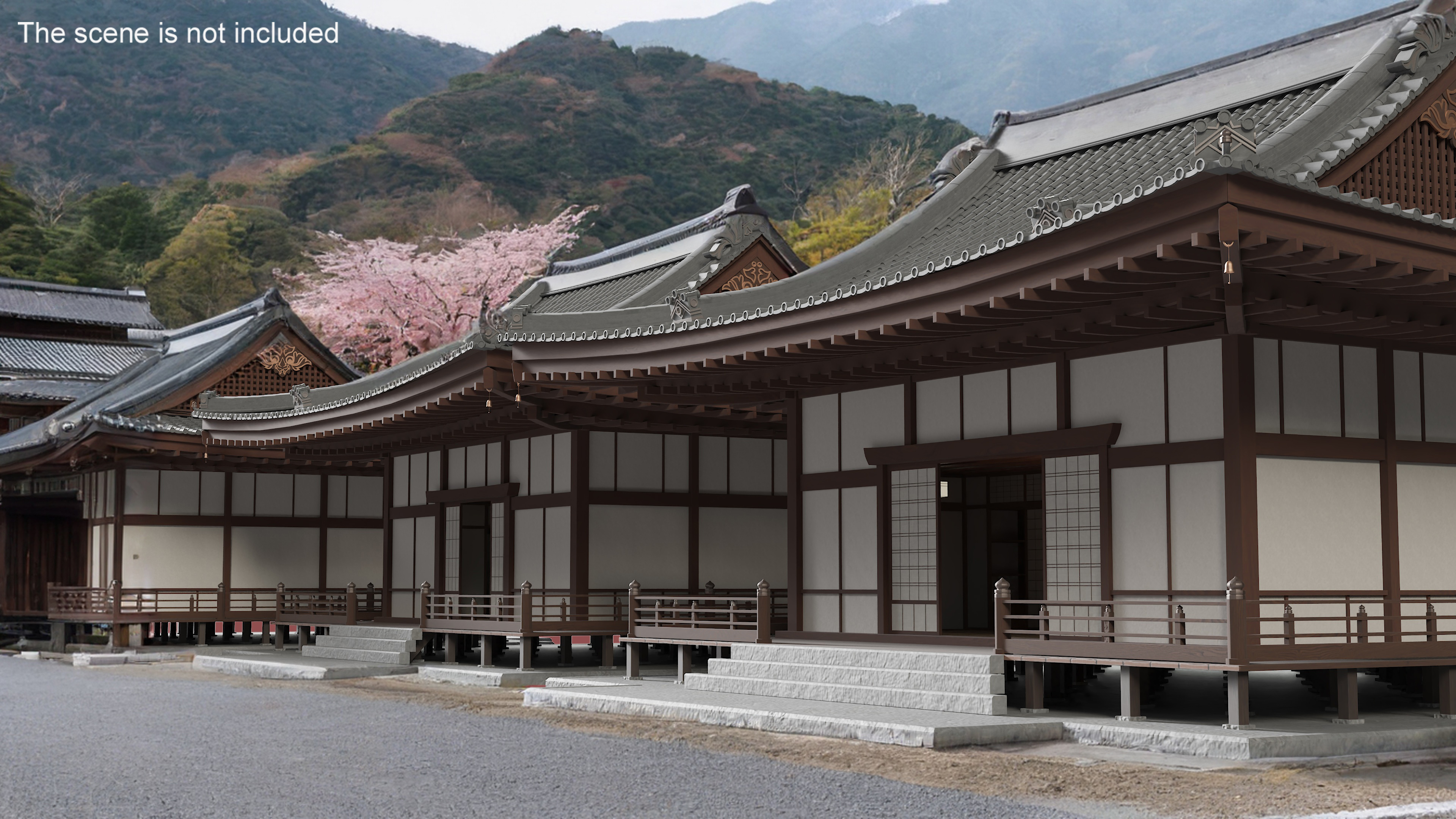 3D Japan Traditional House model