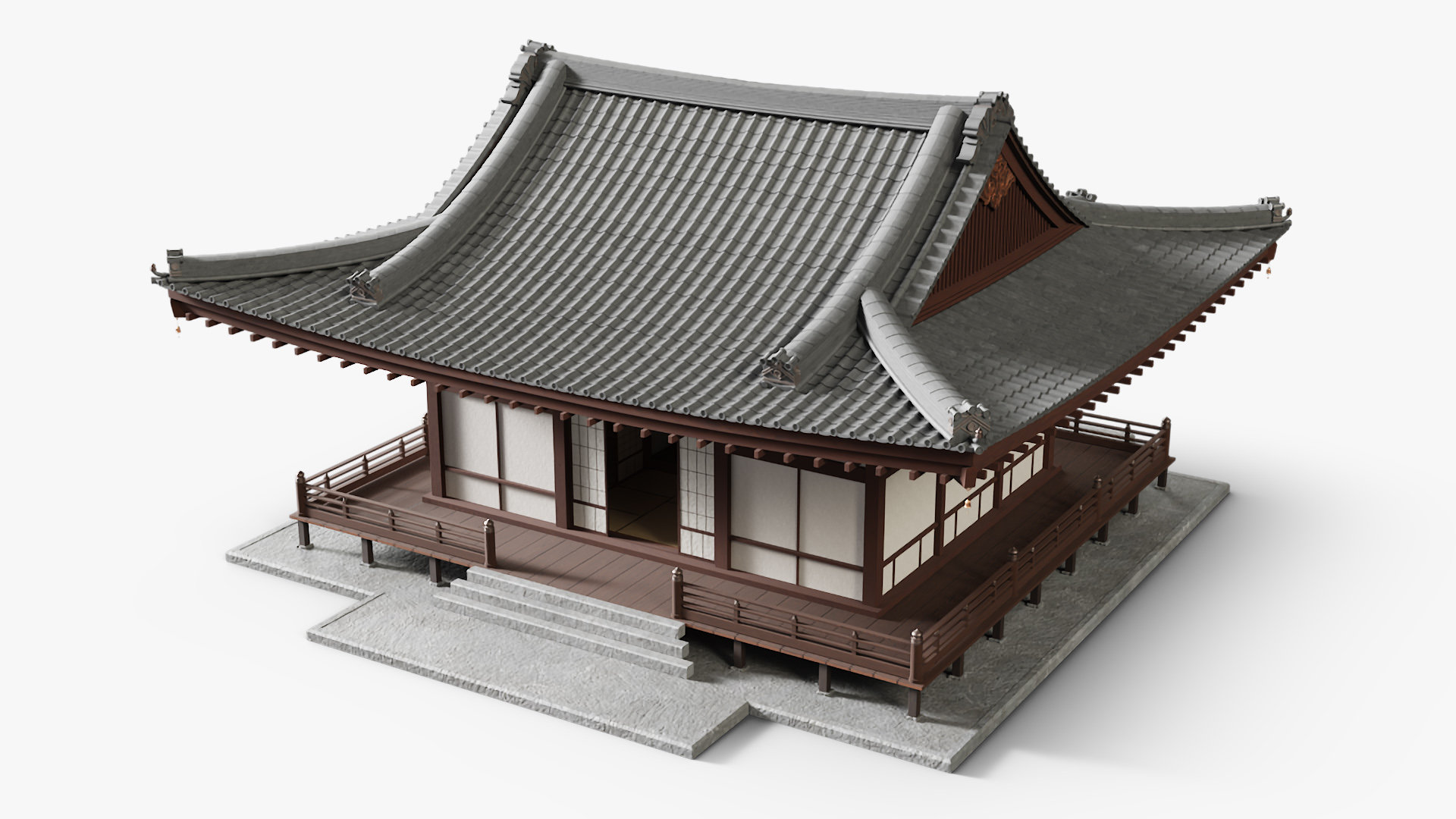 3D Japan Traditional House model