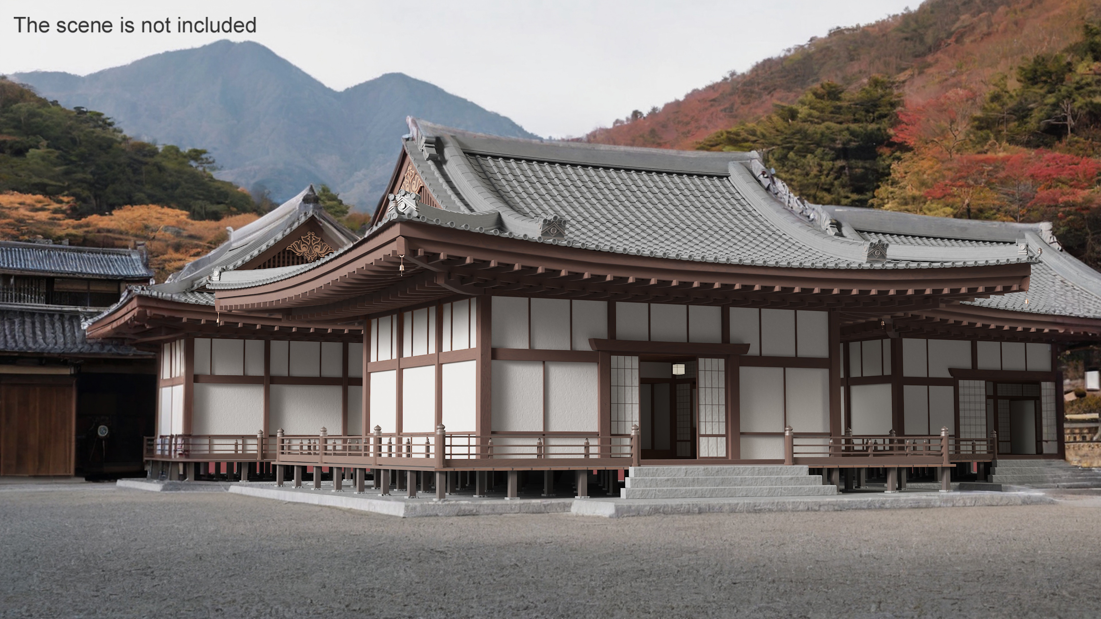 3D Japan Traditional House model
