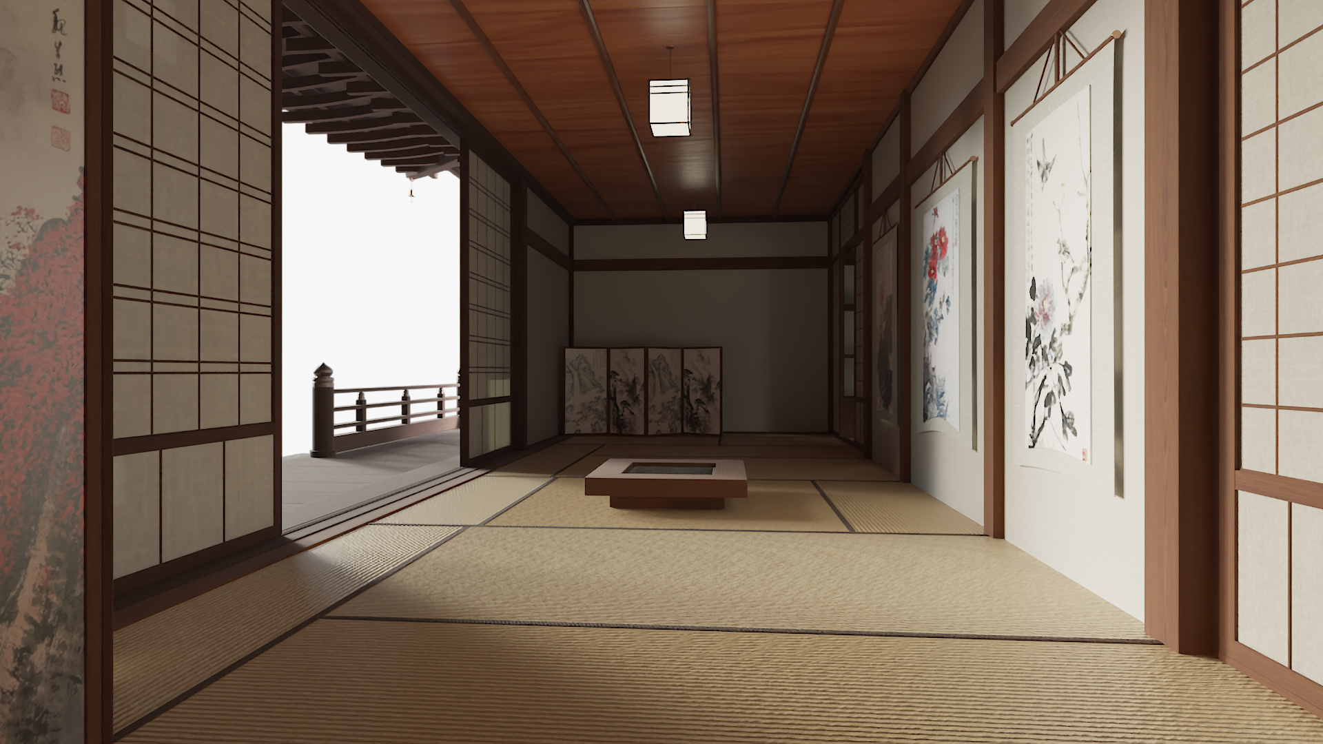 3D Japan Traditional House model