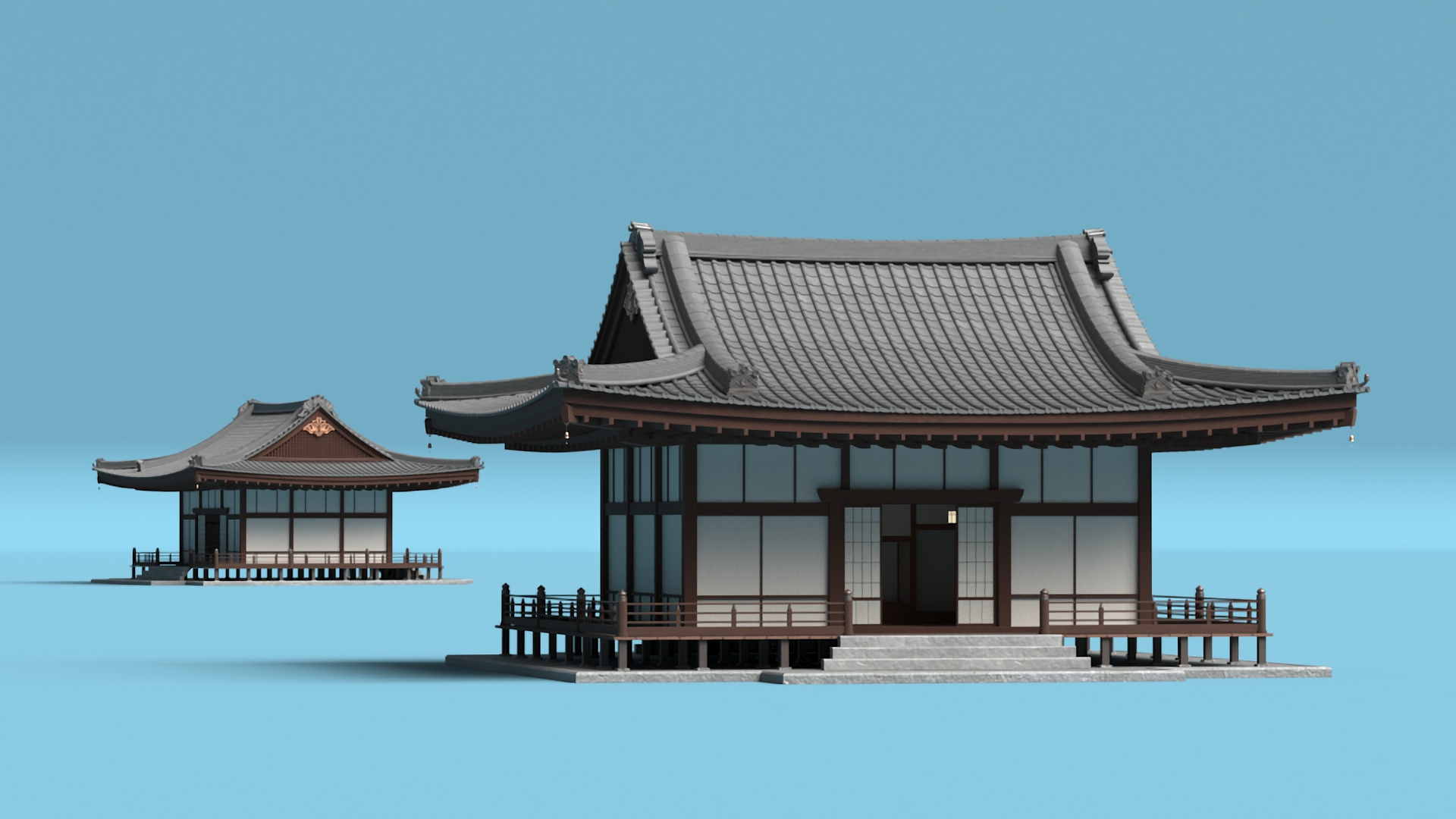 3D Japan Traditional House model