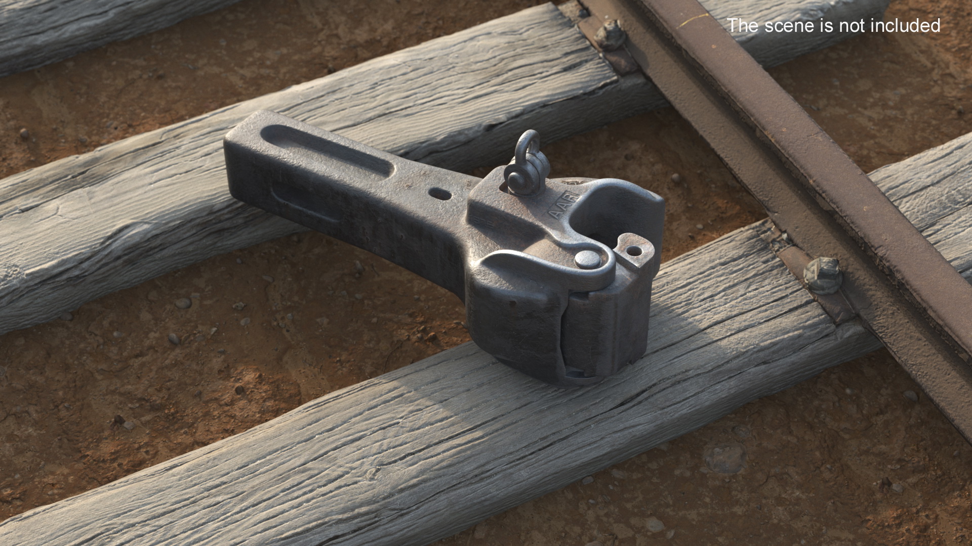 3D model Janney Coupler AAR Type E Used