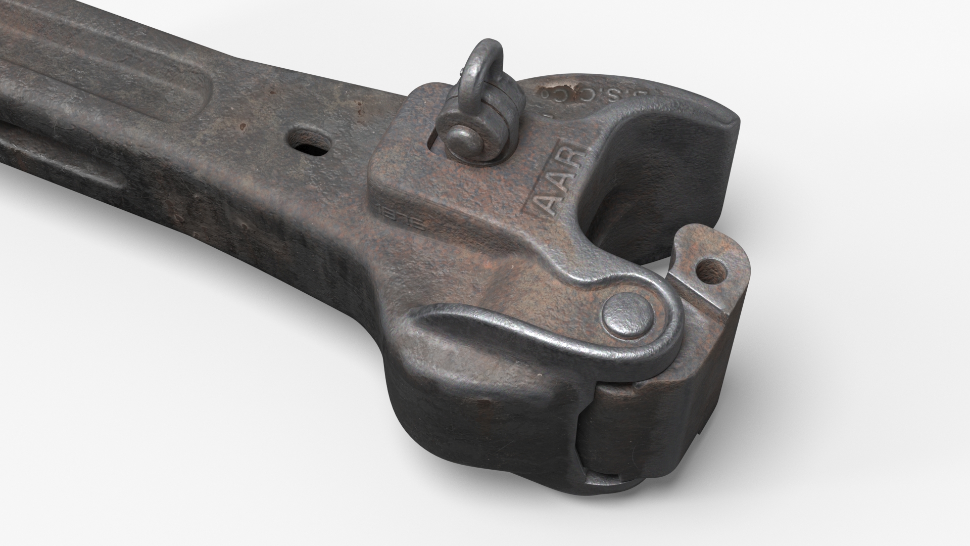 3D model Janney Coupler AAR Type E Used