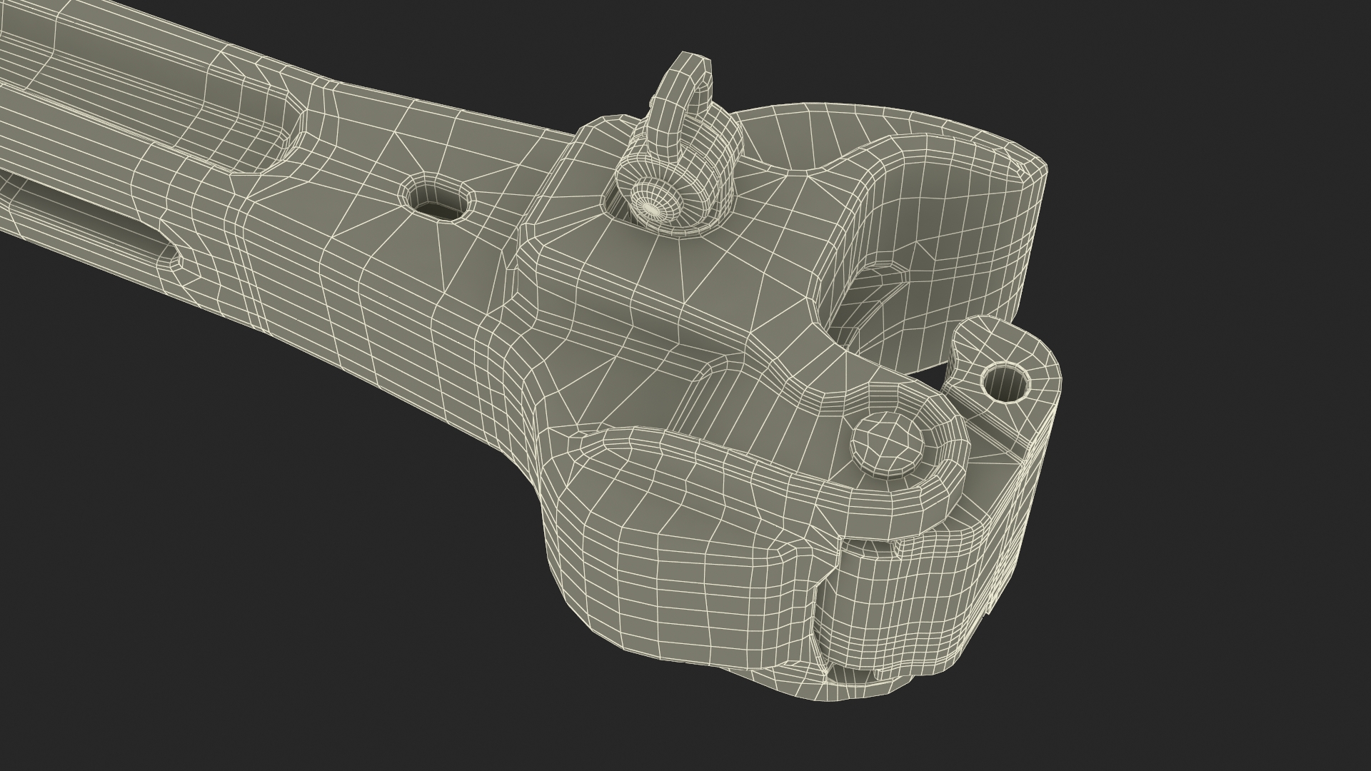 3D model Janney Coupler AAR Type E Used