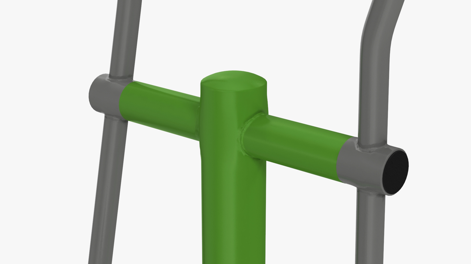 3D Outdoor Elliptical Cross Trainer Green model