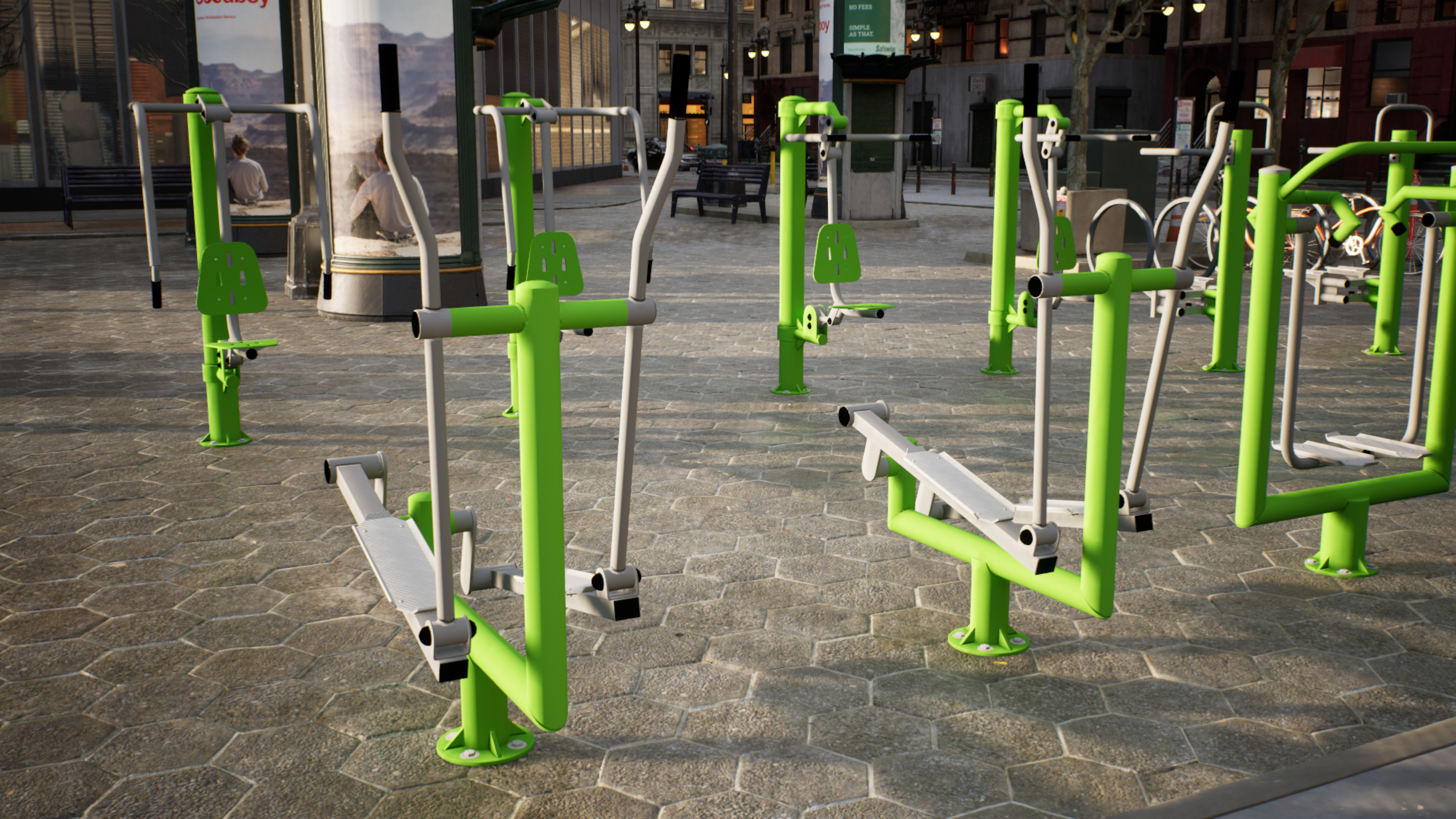 Outdoor Elliptical Cross Trainer, view 12