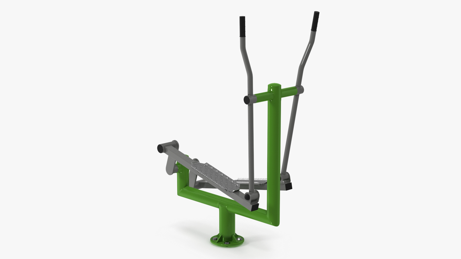 3D Outdoor Elliptical Cross Trainer Green model