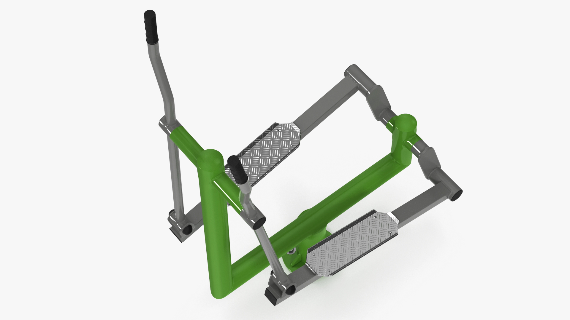 3D Outdoor Elliptical Cross Trainer Green model