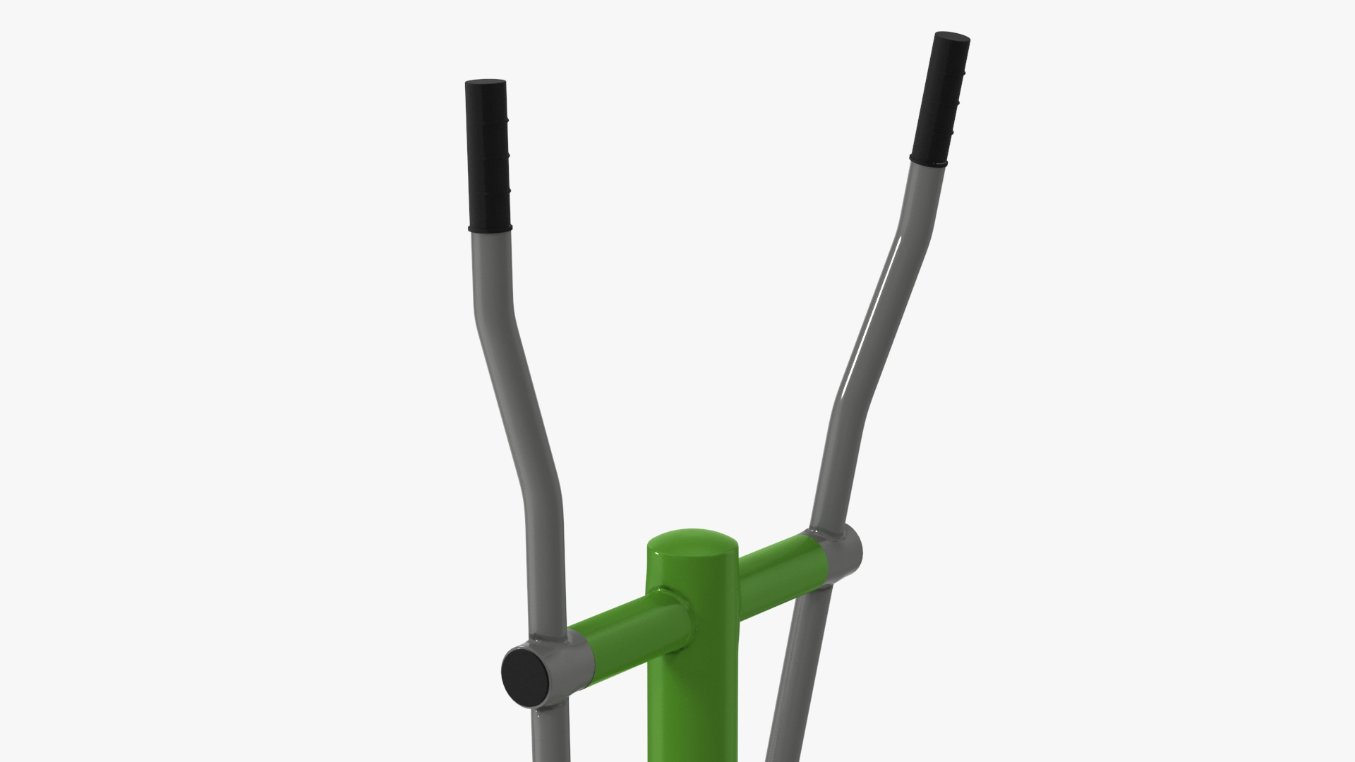 3D Outdoor Elliptical Cross Trainer Green model