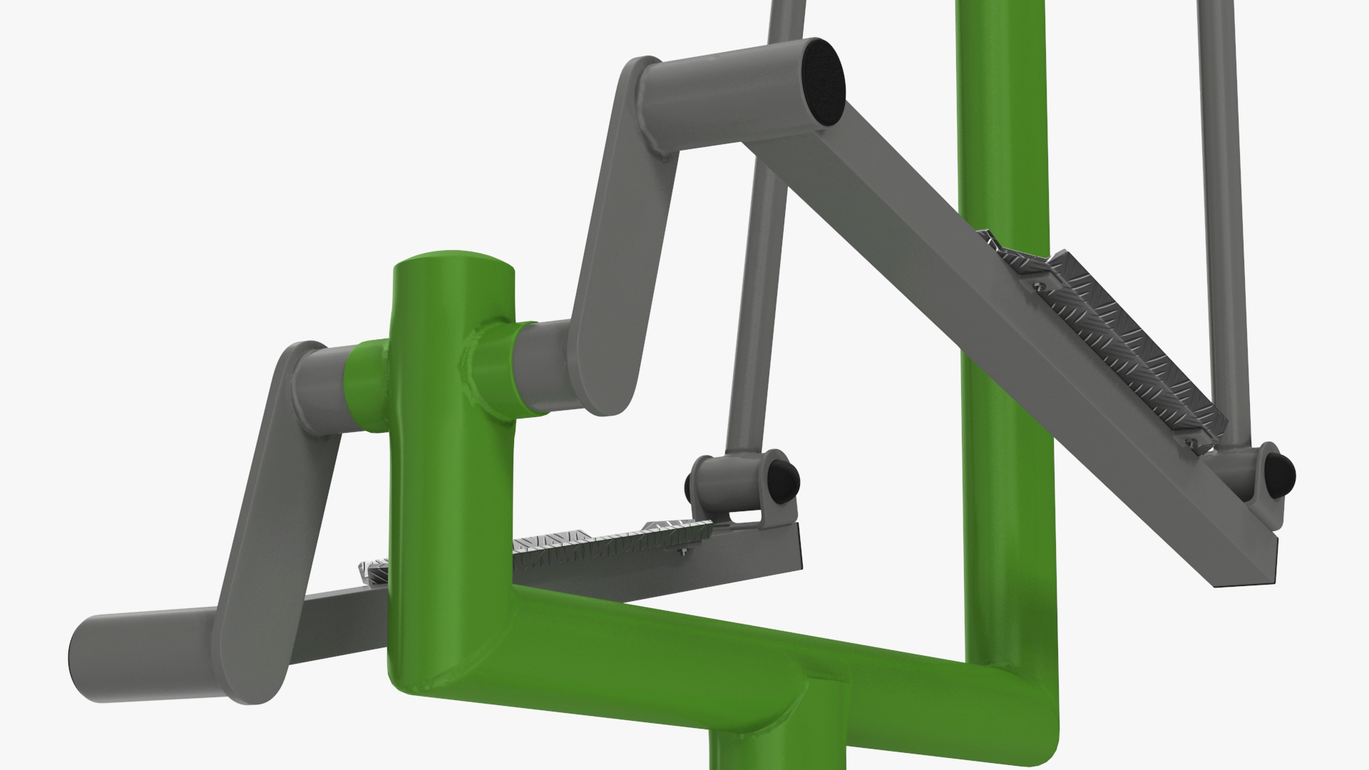 3D Outdoor Elliptical Cross Trainer Green model