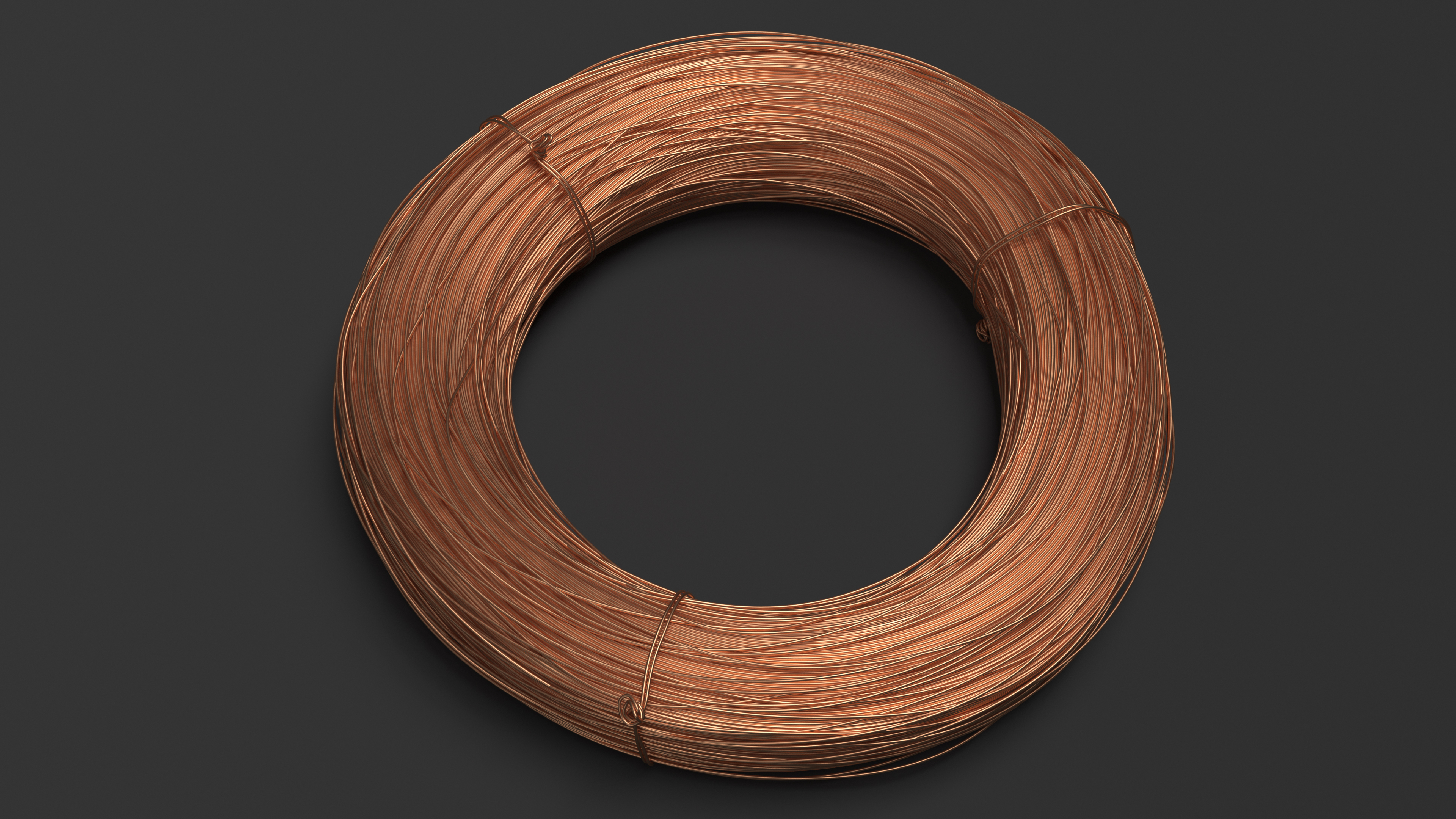 3D Cooper Wire Coil