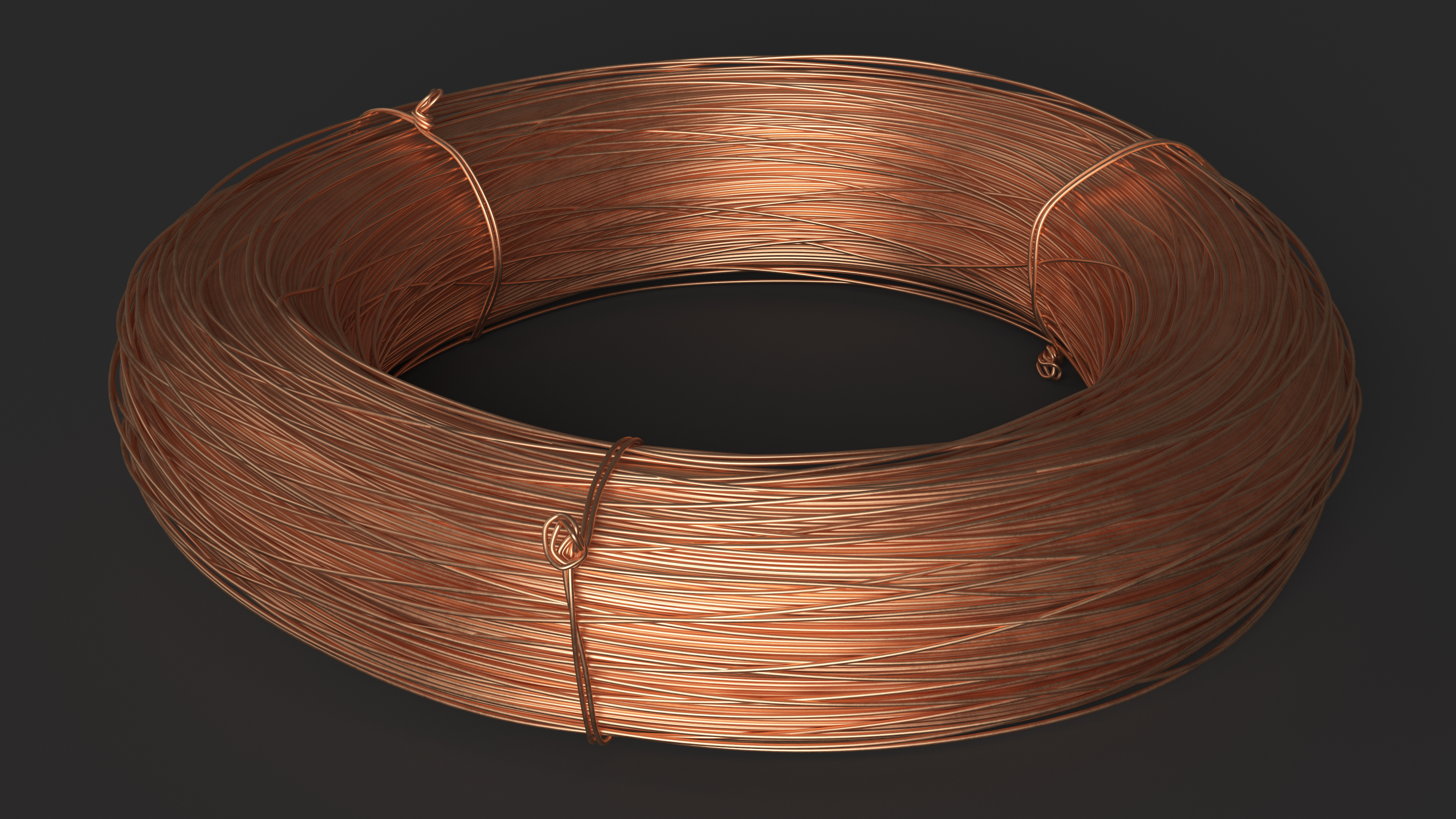 3D Cooper Wire Coil