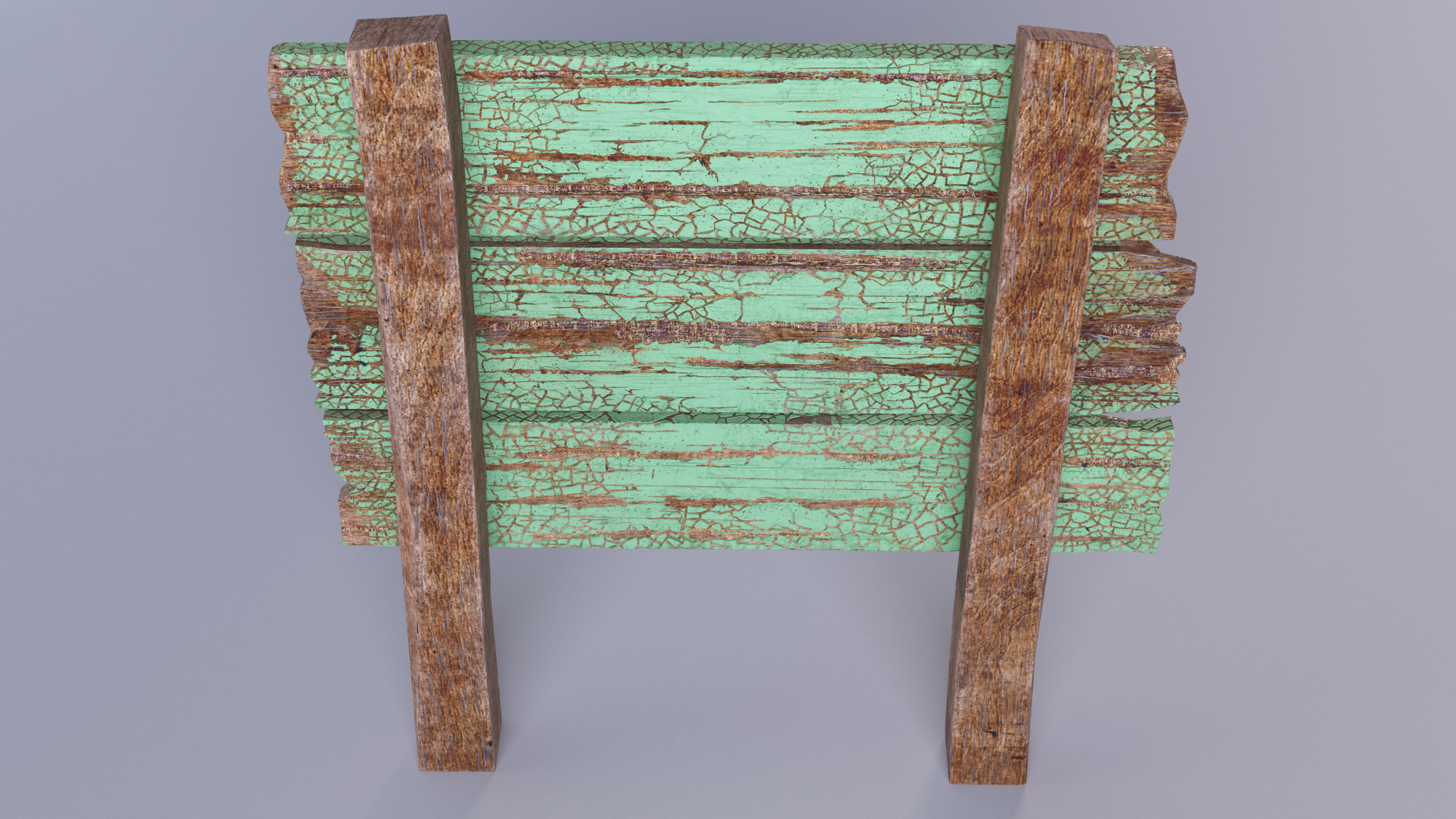 3D Old Weathered Wooden Sign Board