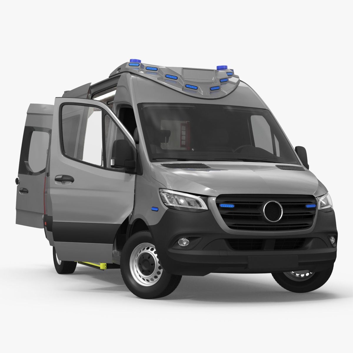 Paramedic Ambulance Vehicle Rigged