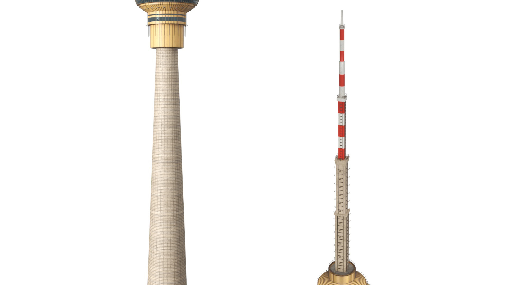 3D model Central Radio TV Tower Beijing
