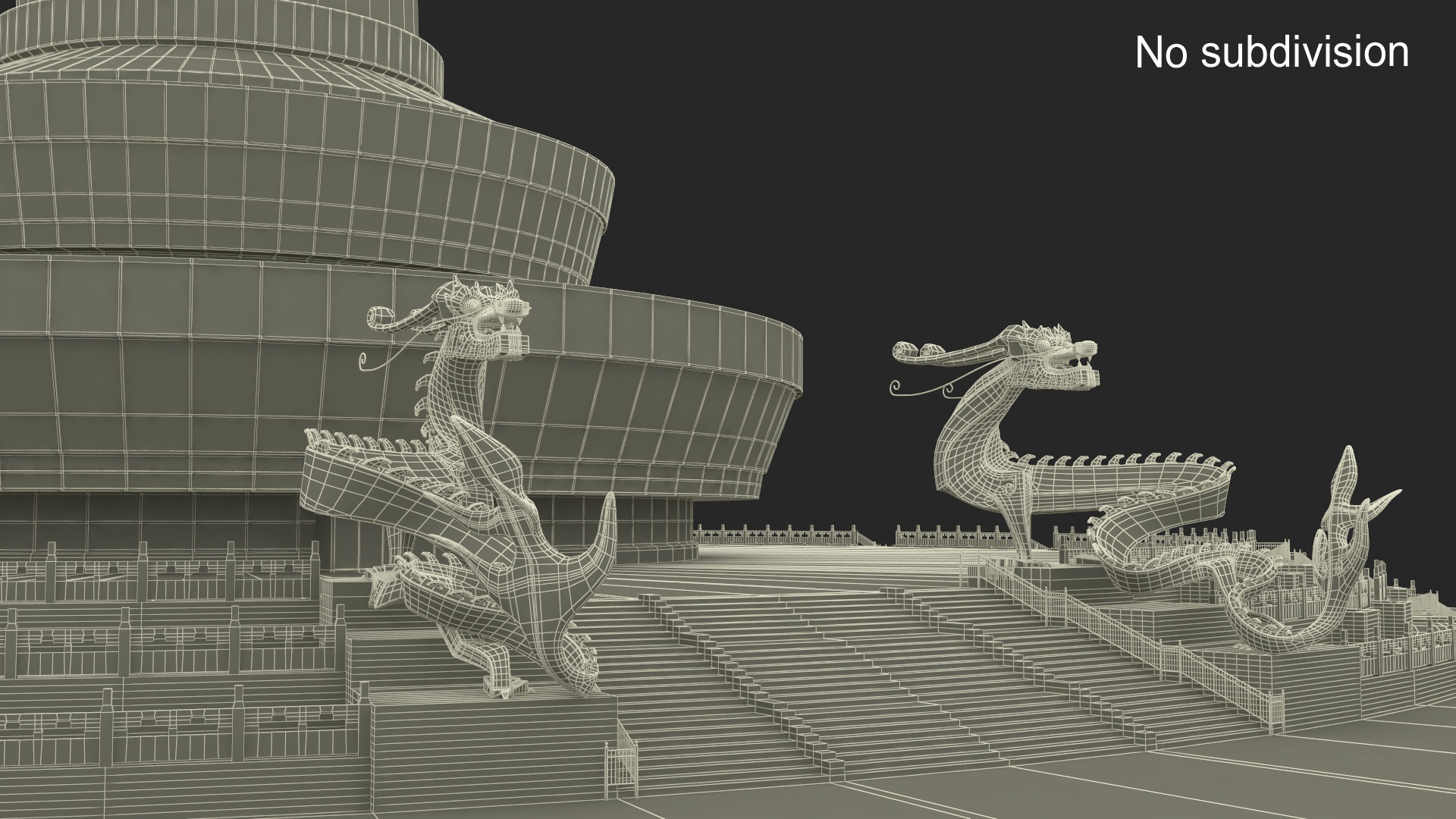 3D model Central Radio TV Tower Beijing