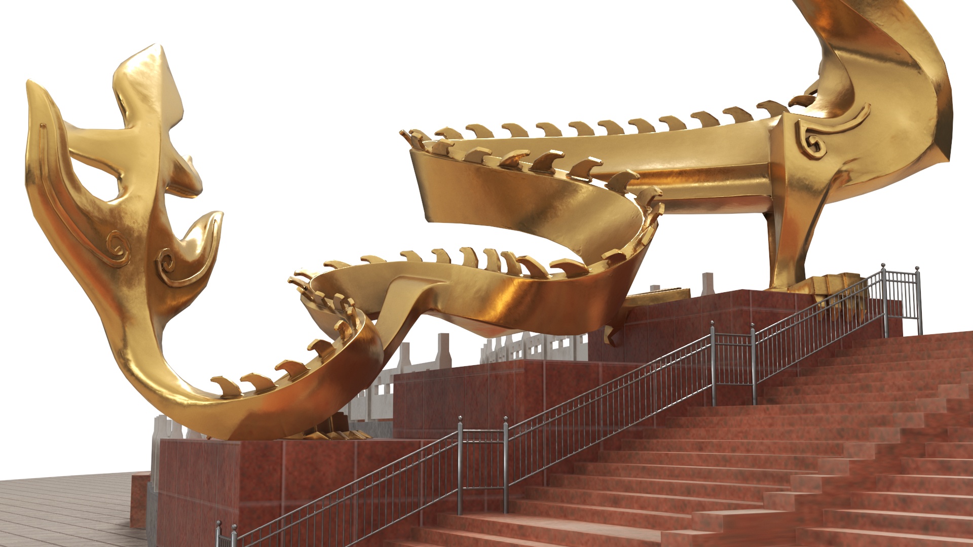 3D model Central Radio TV Tower Beijing
