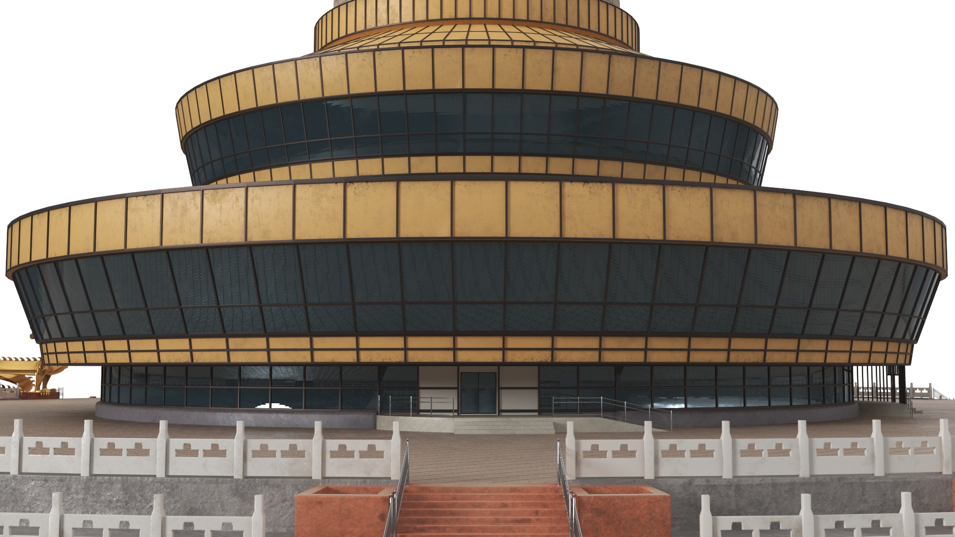 3D model Central Radio TV Tower Beijing