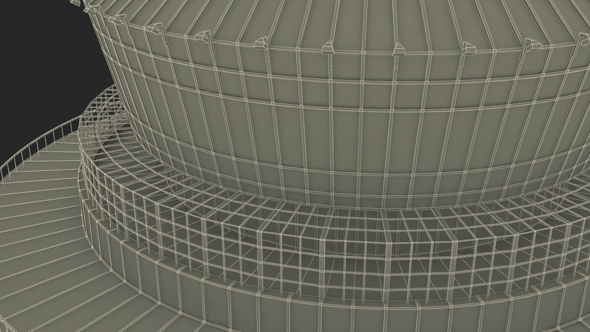 3D model Central Radio TV Tower Beijing
