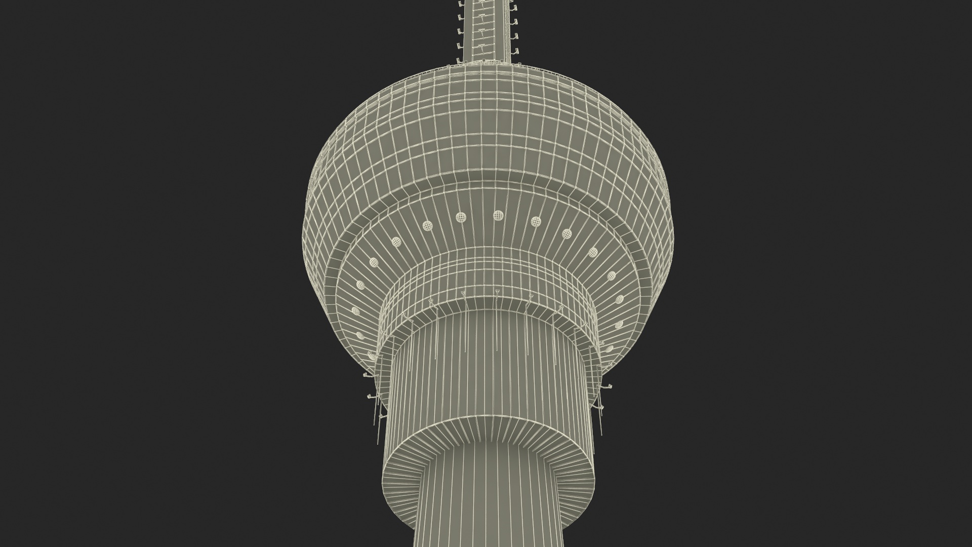 3D model Central Radio TV Tower Beijing