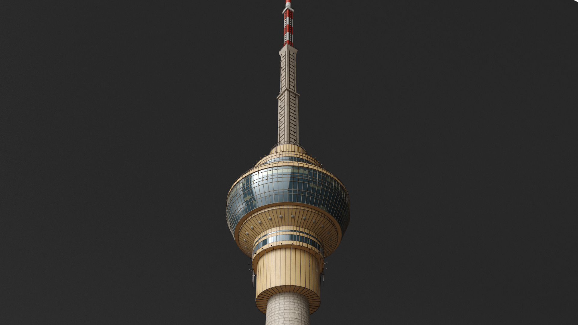 3D model Central Radio TV Tower Beijing
