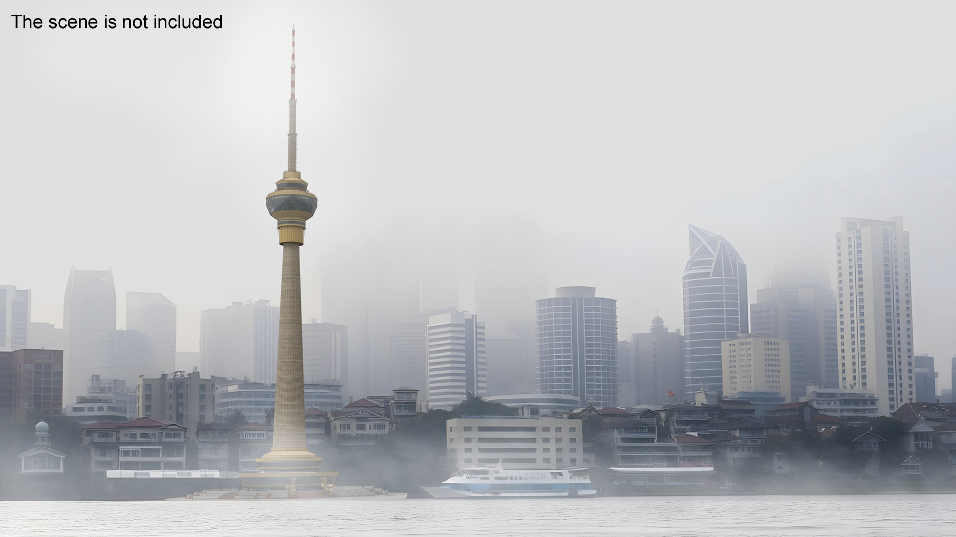 3D model Central Radio TV Tower Beijing