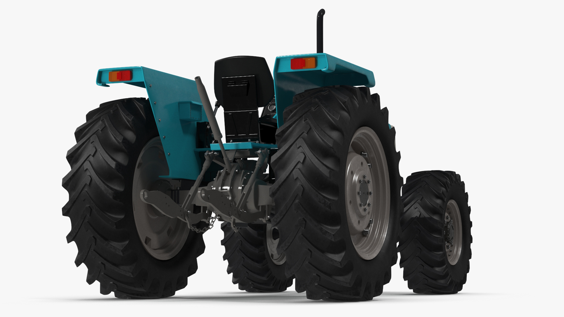 Farm Tractor Rigged 3D model