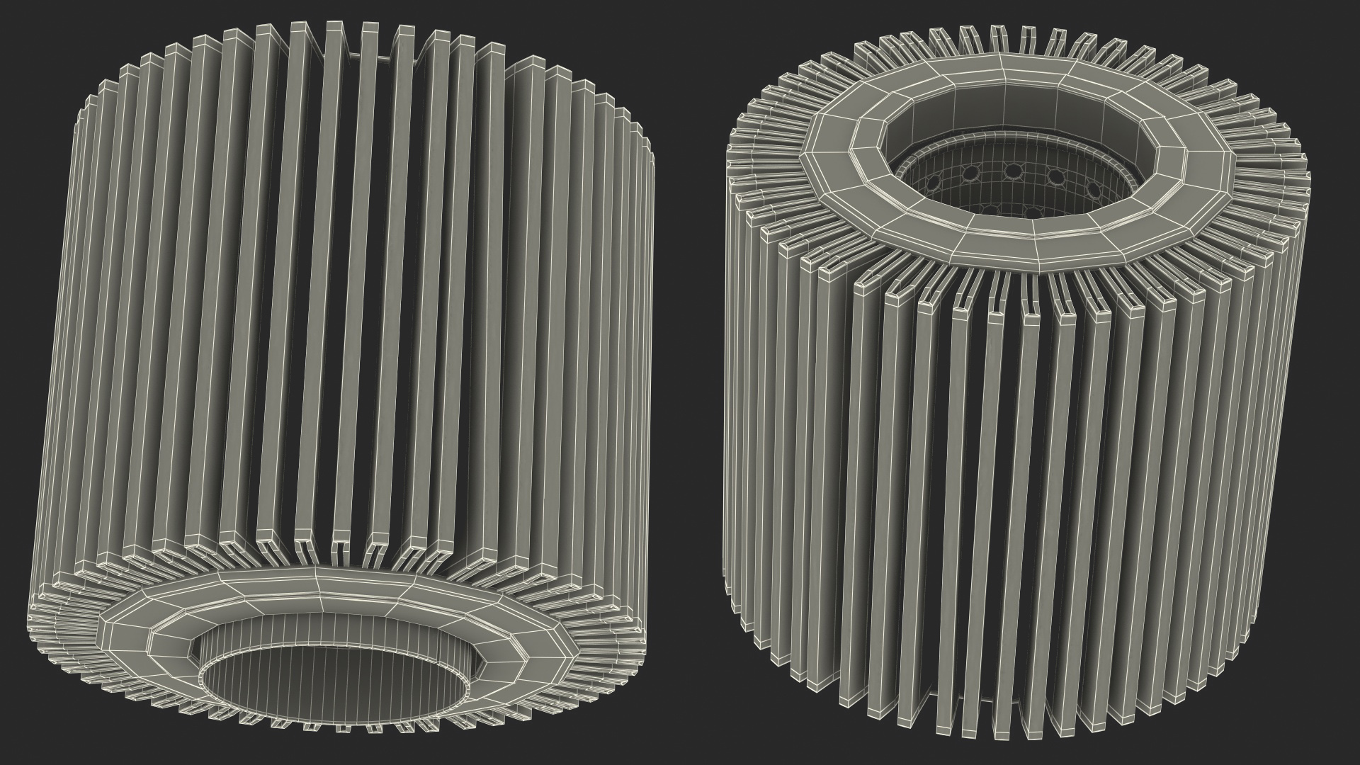 3D Oil Filter with Wrench Cap