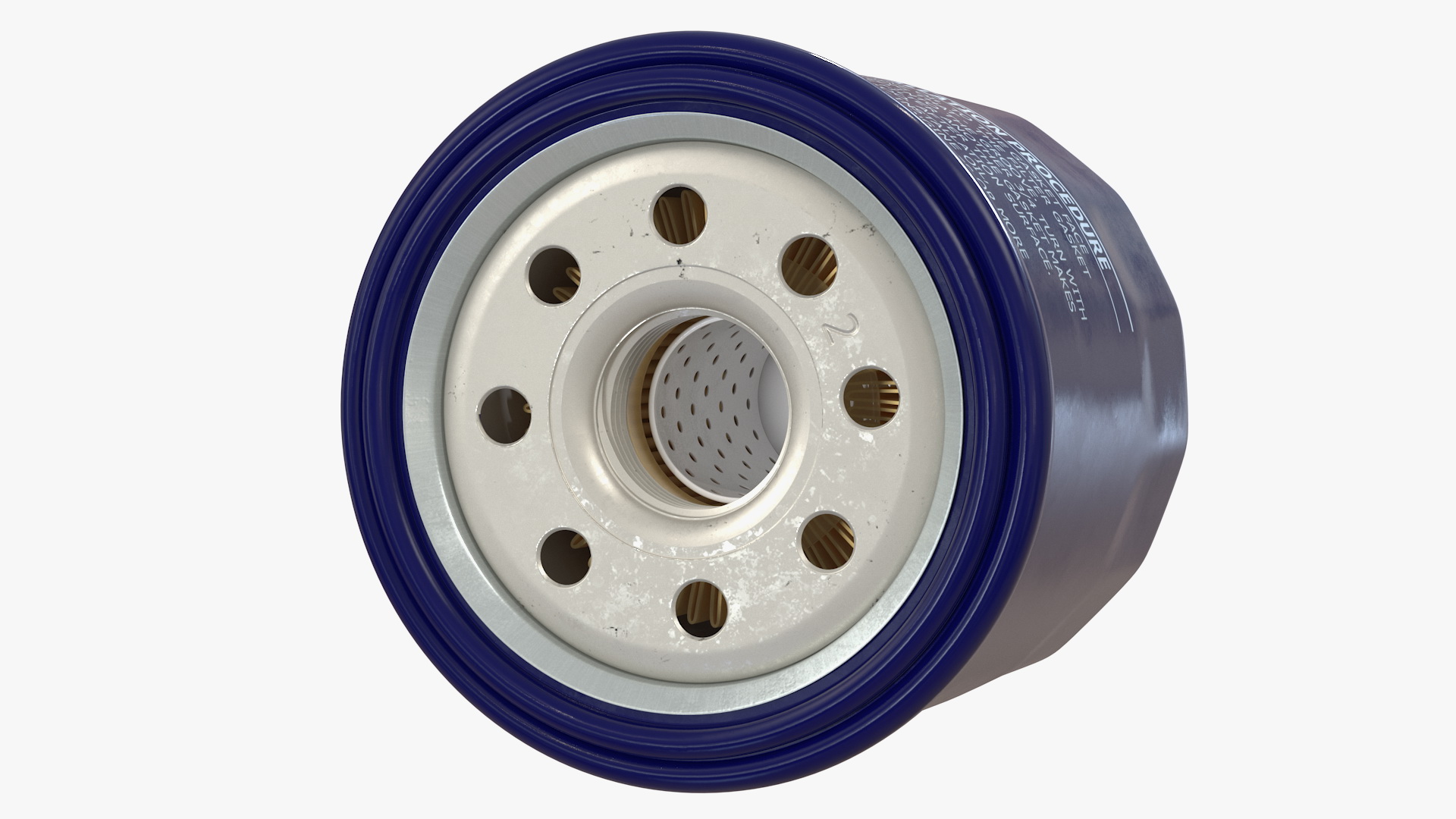 3D Oil Filter with Wrench Cap